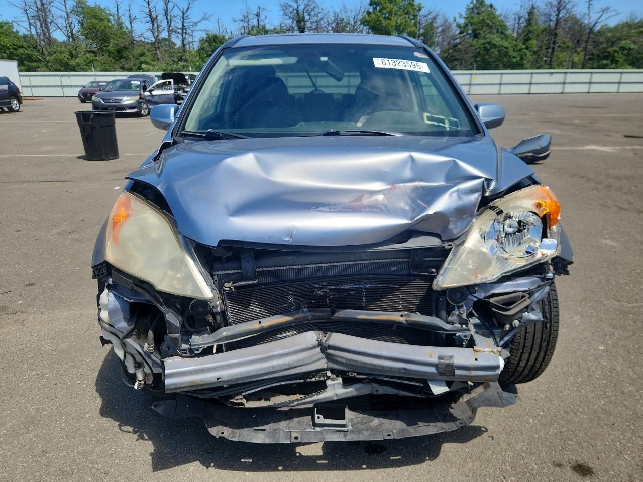 2007 Honda Cr-v Ex Blue vin: JHLRE48727C088823