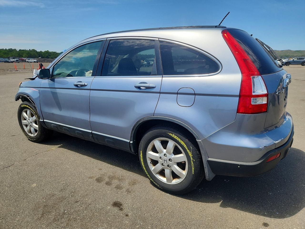 2007 Honda Cr-v Ex Blue vin: JHLRE48727C088823