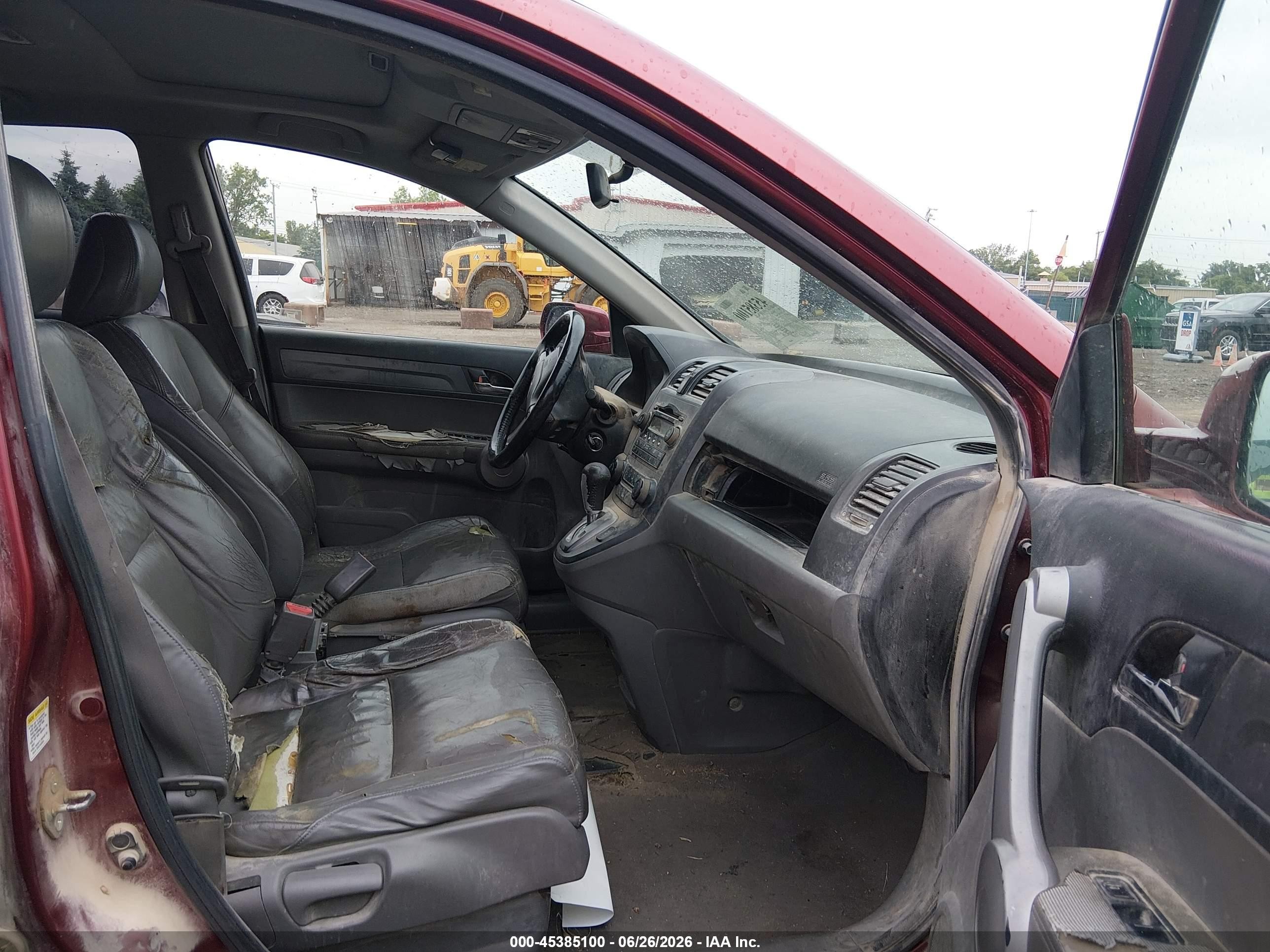 2007 Honda Cr-v Ex-l Red vin: JHLRE48727C090426