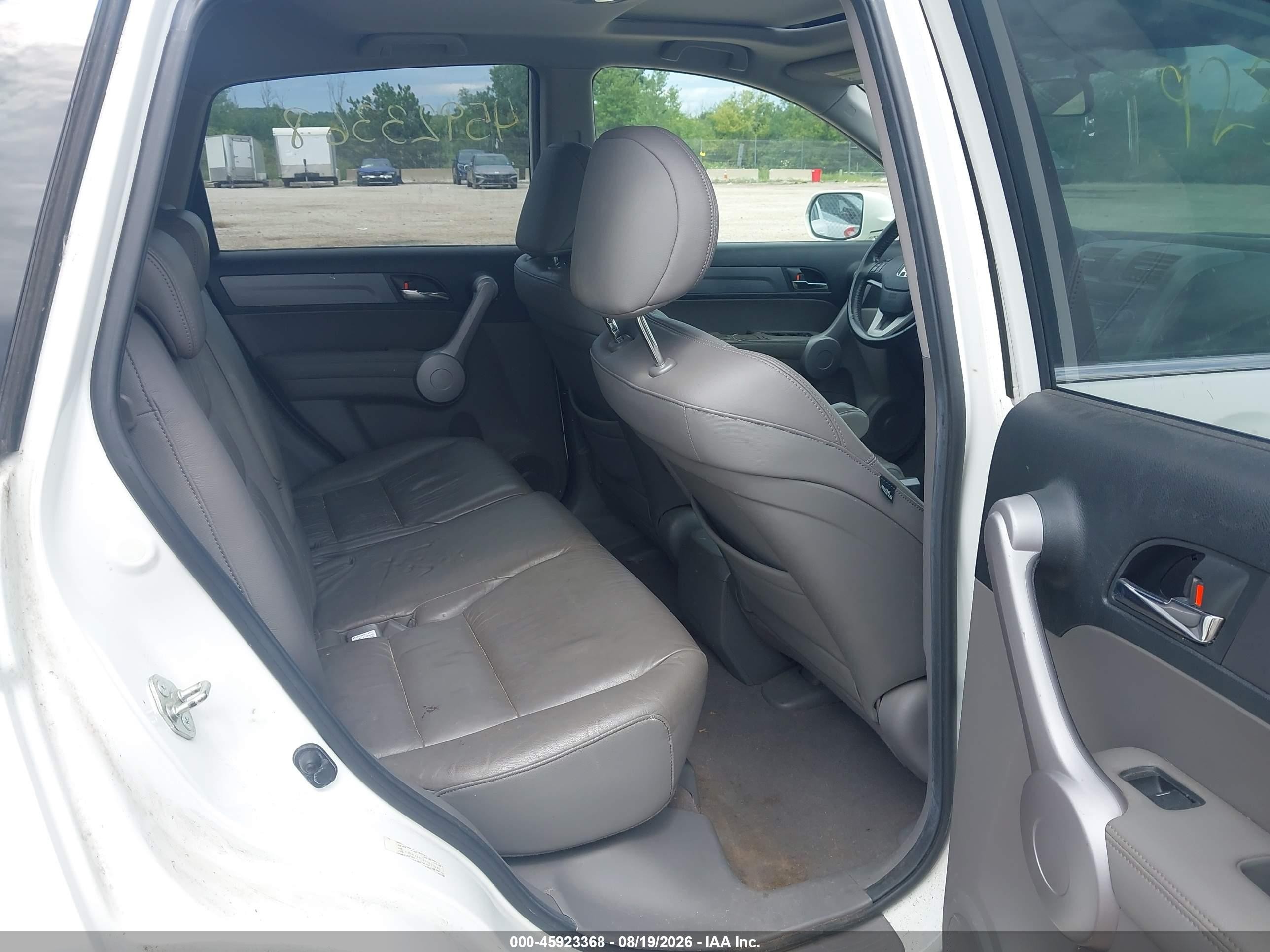 2007 Honda Cr-v Ex-l White vin: JHLRE48727C123201