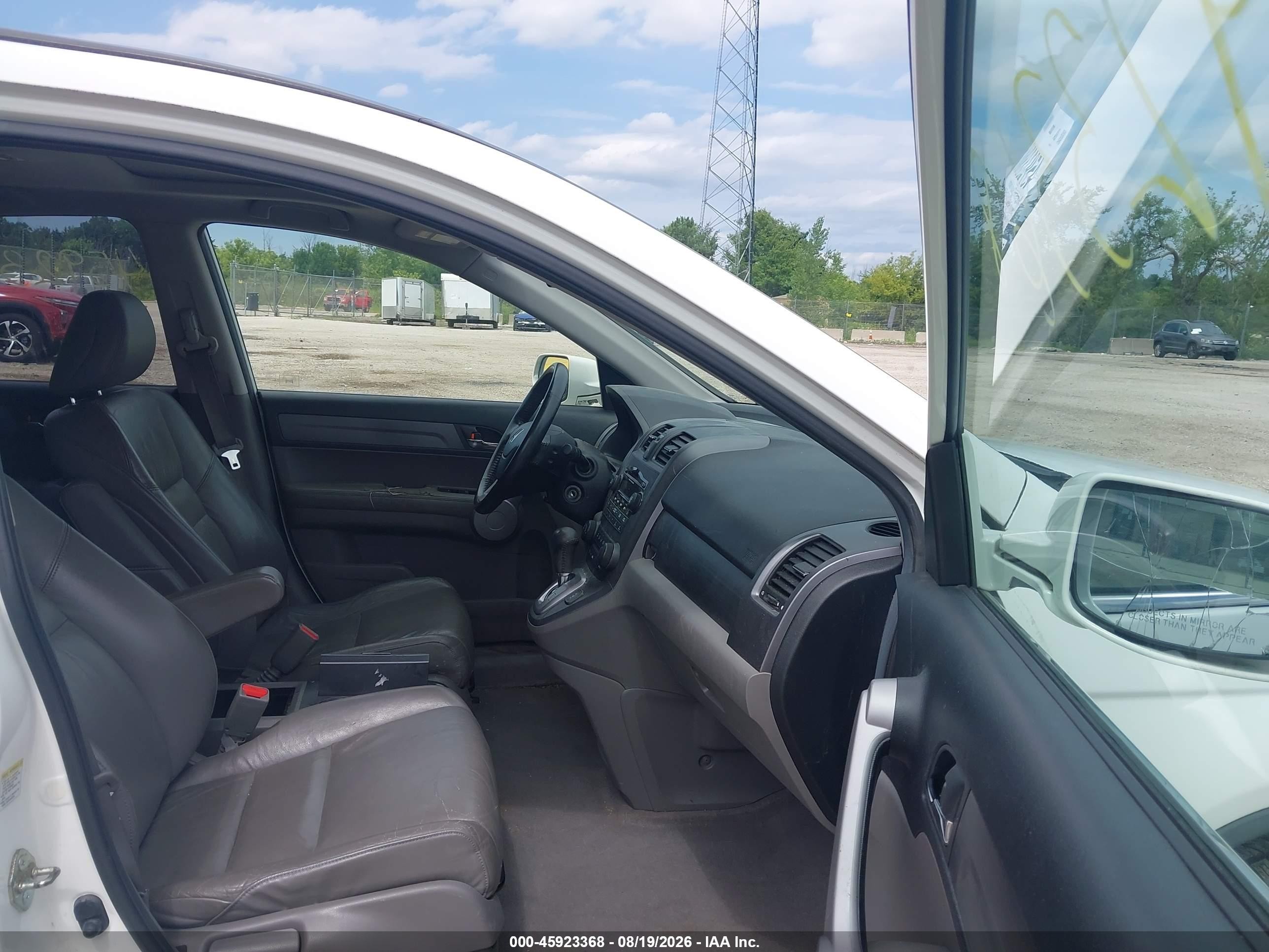 2007 Honda Cr-v Ex-l White vin: JHLRE48727C123201