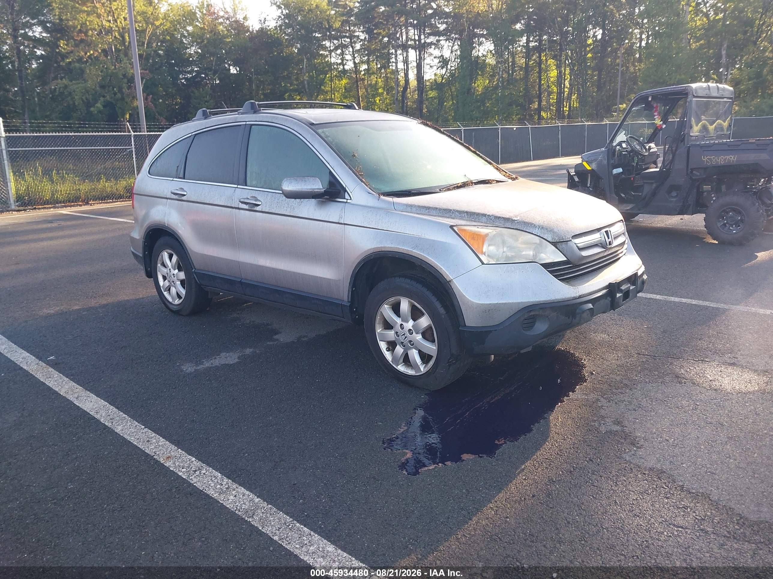 2008 Honda Cr-v Ex-l Серебряный vin: JHLRE48728C018840