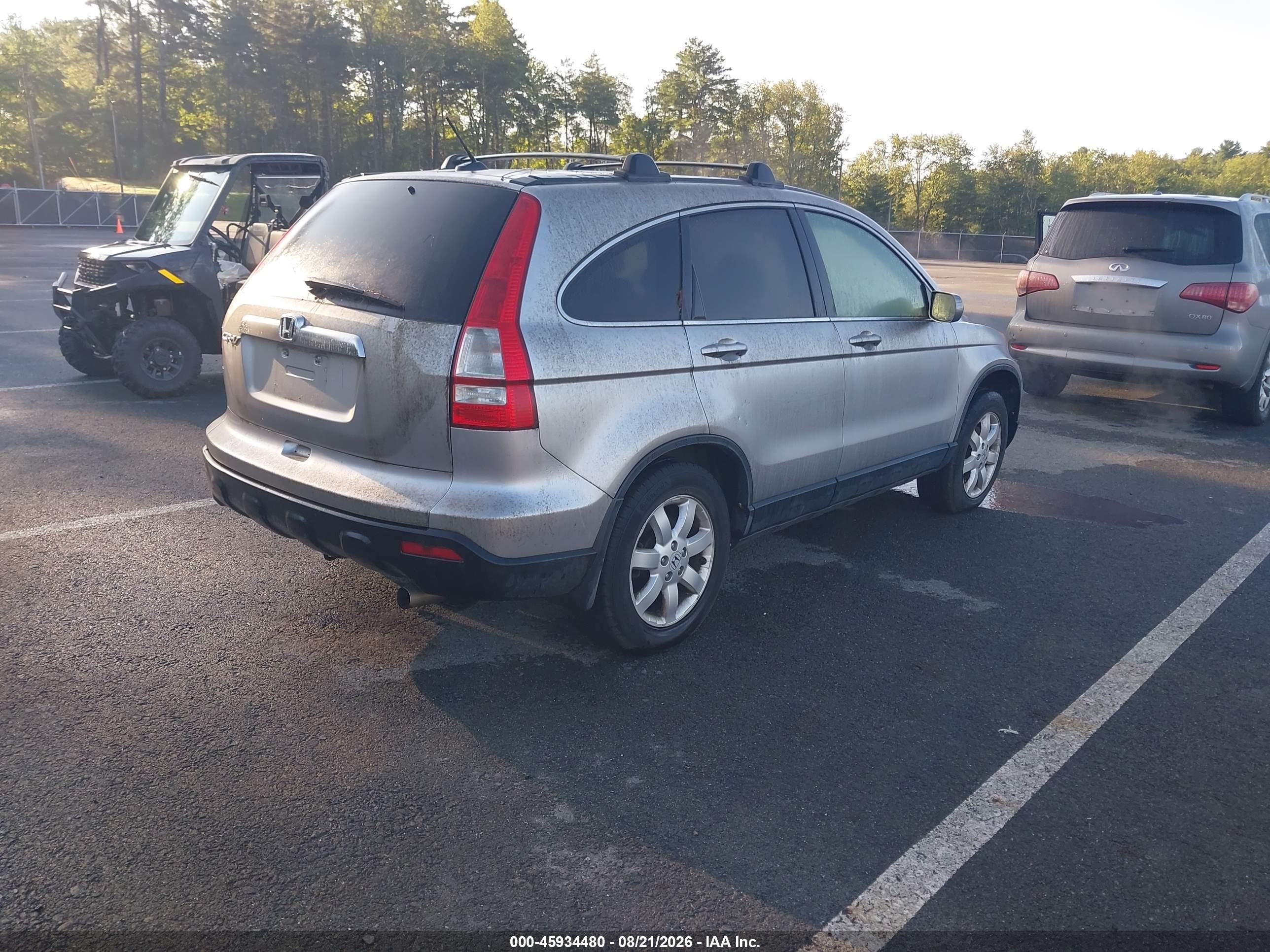 2008 Honda Cr-v Ex-l Серебряный vin: JHLRE48728C018840