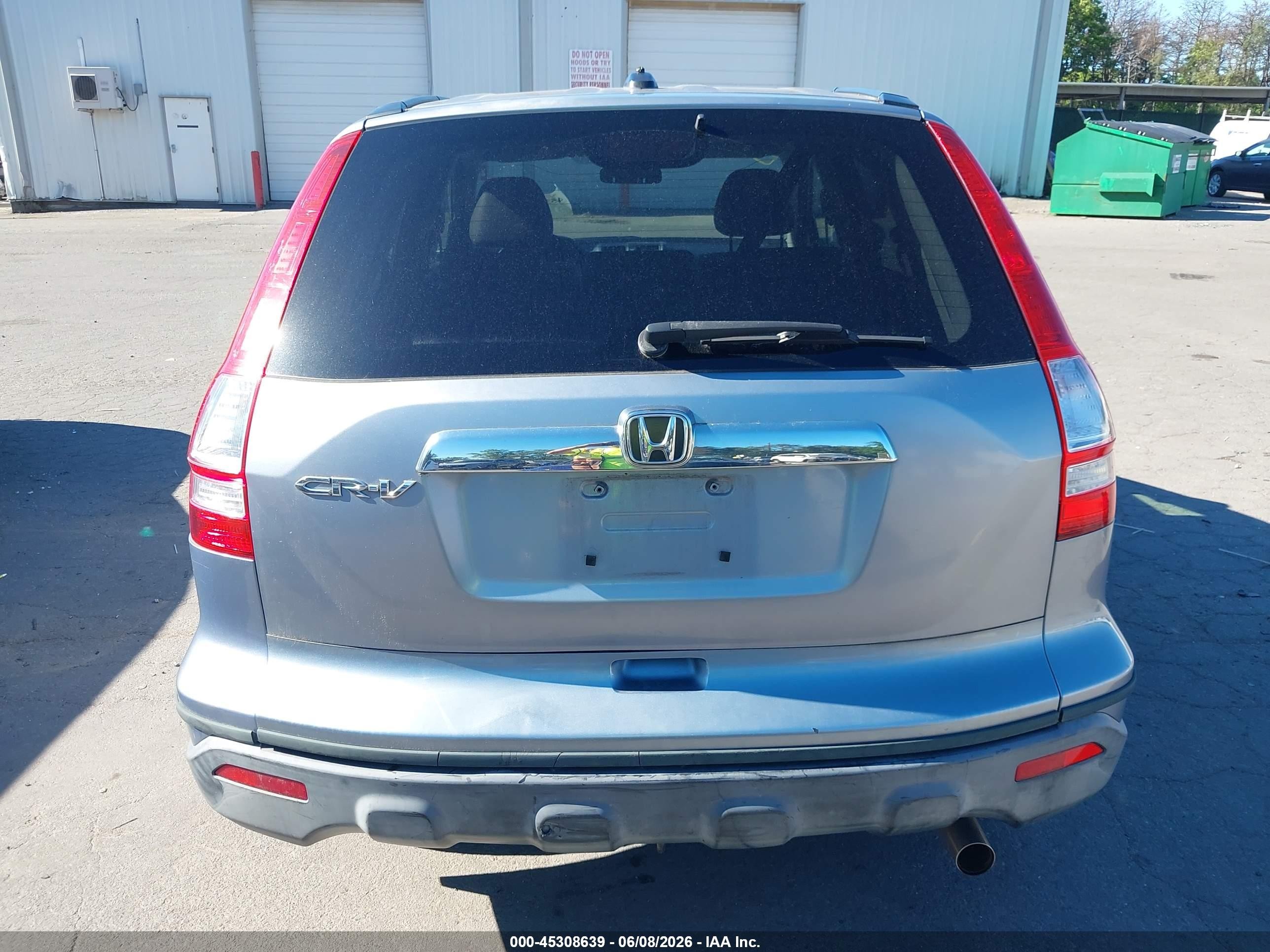 2008 Honda Cr-v Ex-l Light Blue vin: JHLRE48728C022600