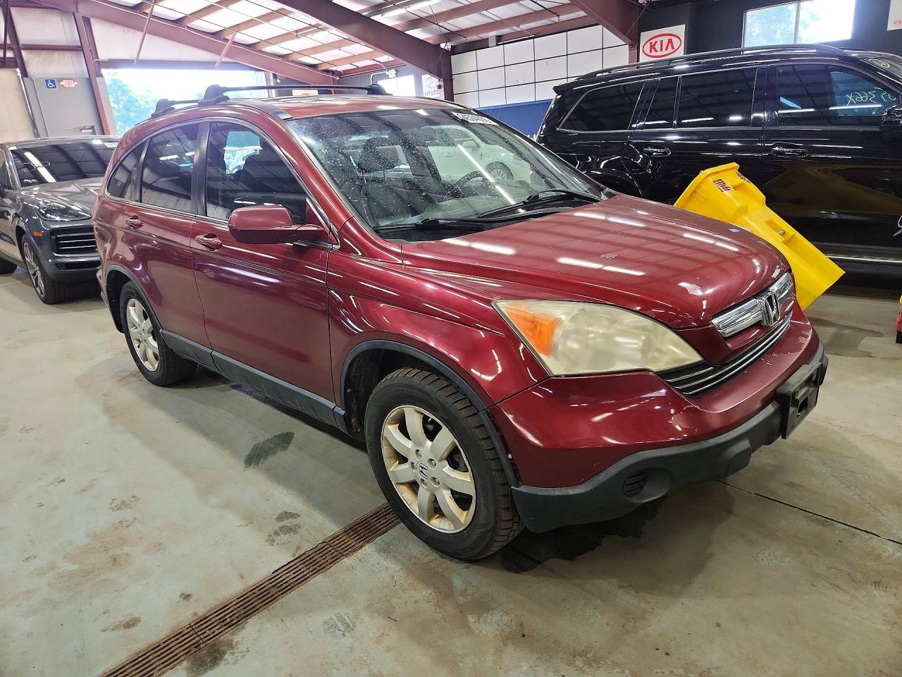 2008 Honda Cr-v Exl Burgundy vin: JHLRE48728C034309