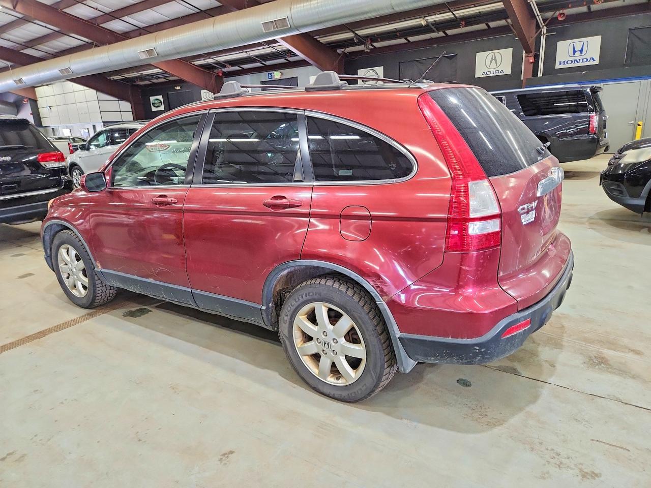 2008 Honda Cr-v Exl Burgundy vin: JHLRE48728C034309
