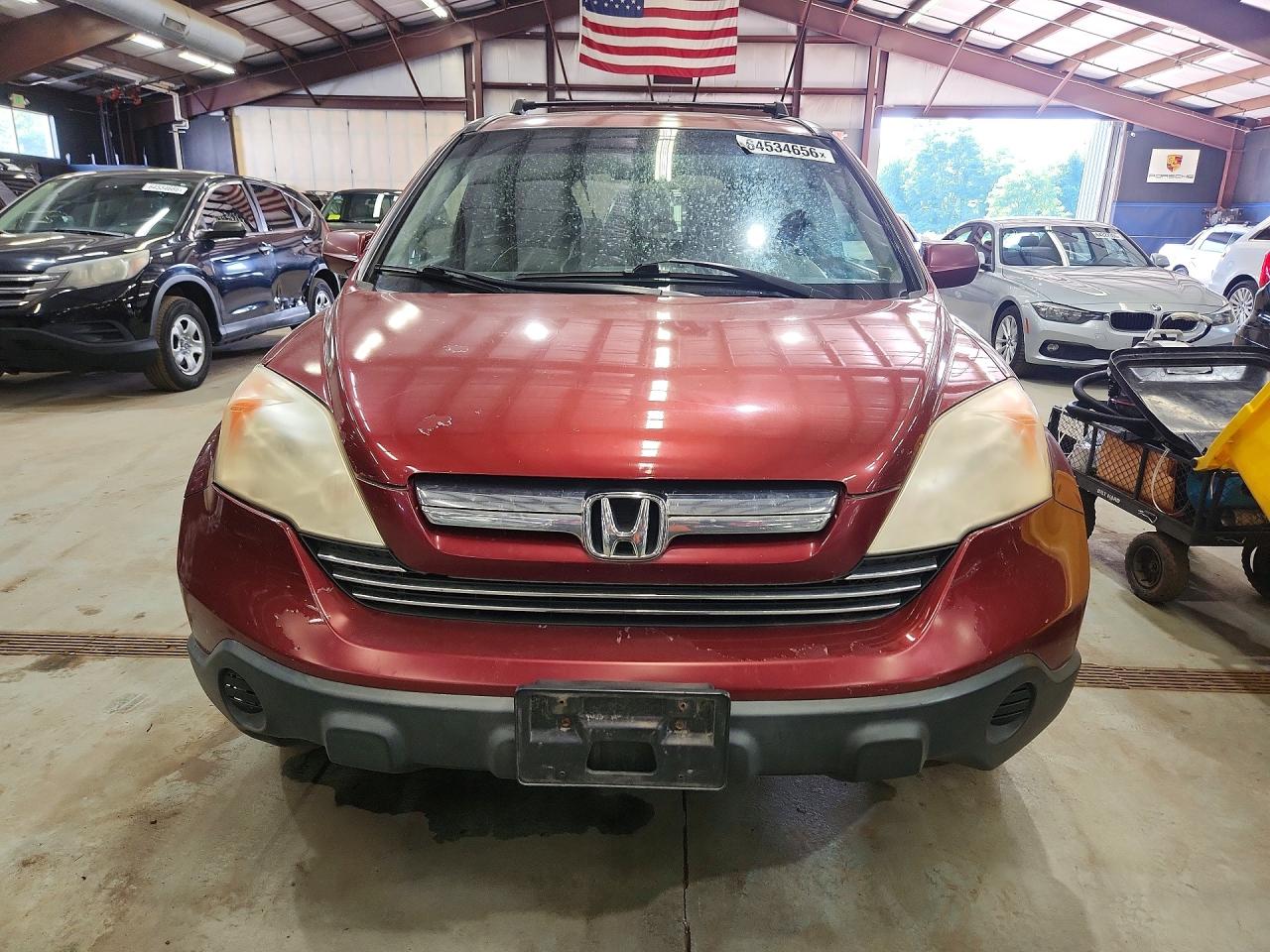 2008 Honda Cr-v Exl Burgundy vin: JHLRE48728C034309