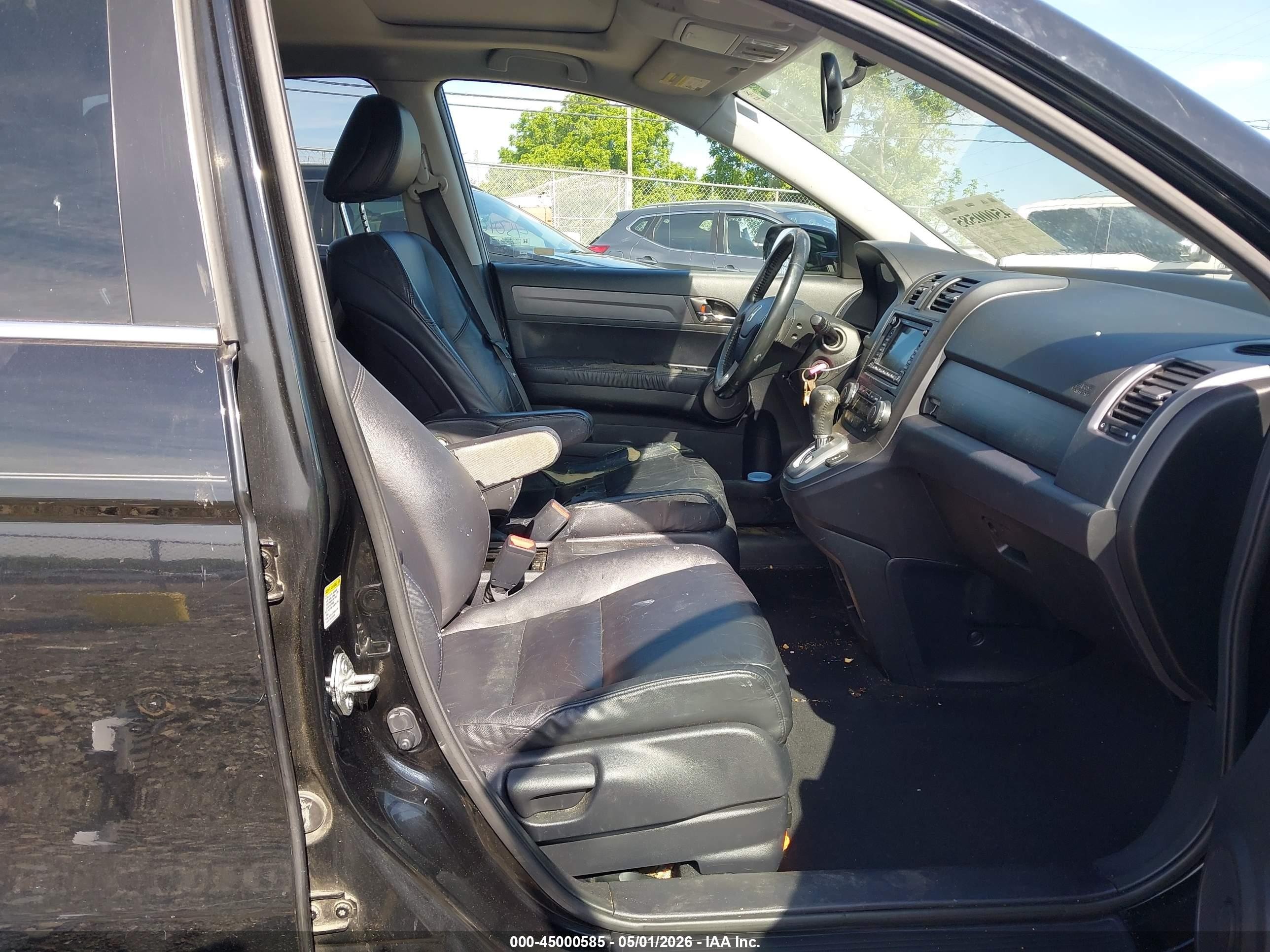 2008 Honda Cr-v Ex-l Black vin: JHLRE48728C034648
