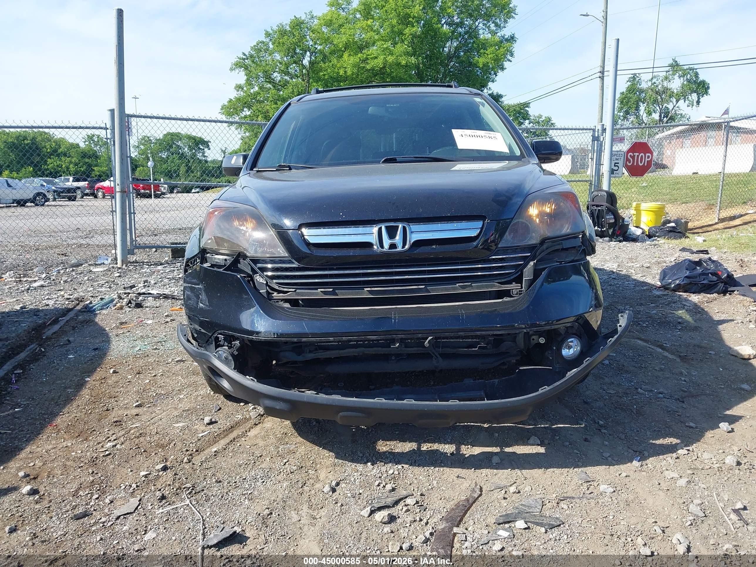 2008 Honda Cr-v Ex-l Black vin: JHLRE48728C034648