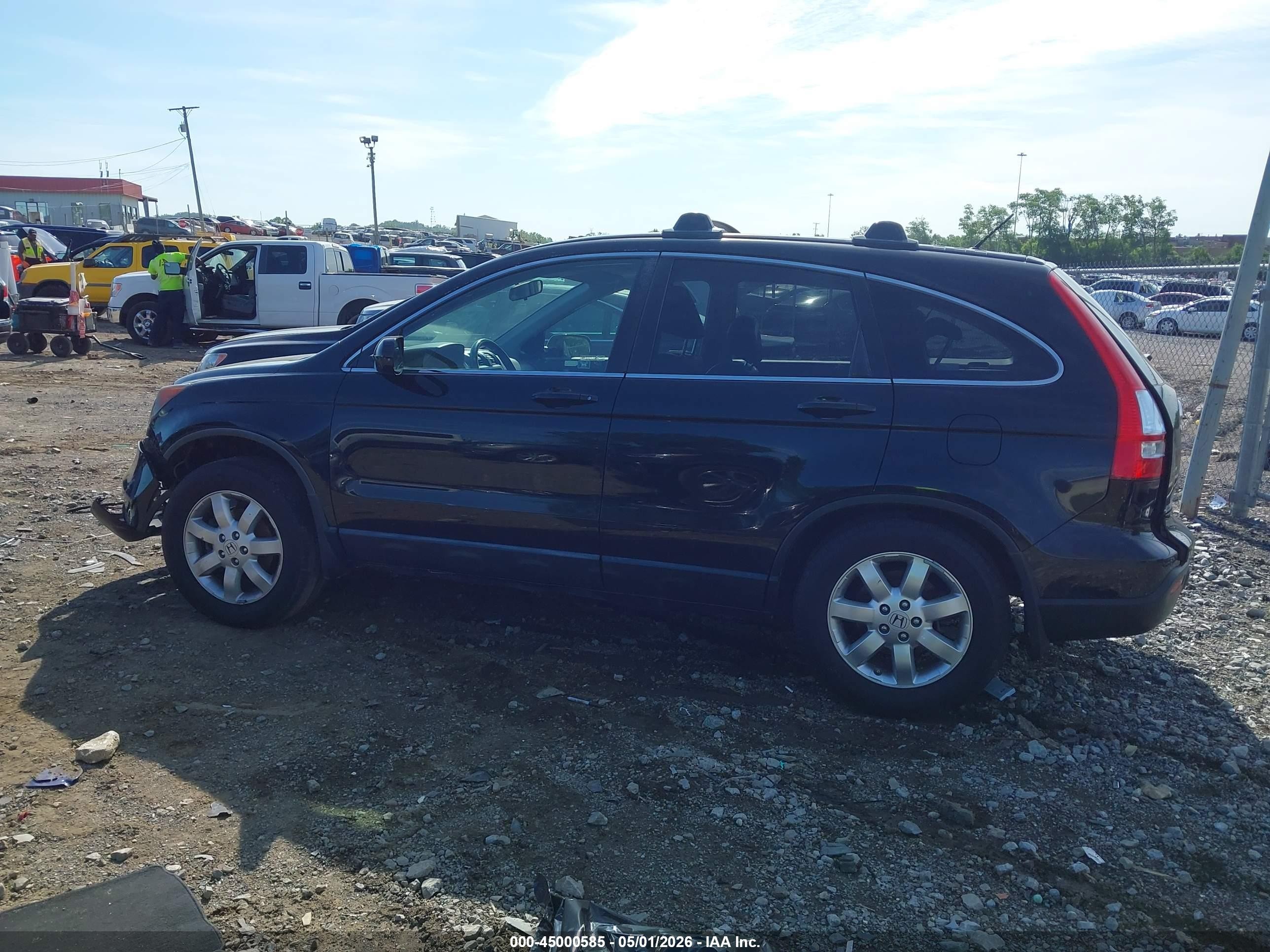 2008 Honda Cr-v Ex-l Black vin: JHLRE48728C034648