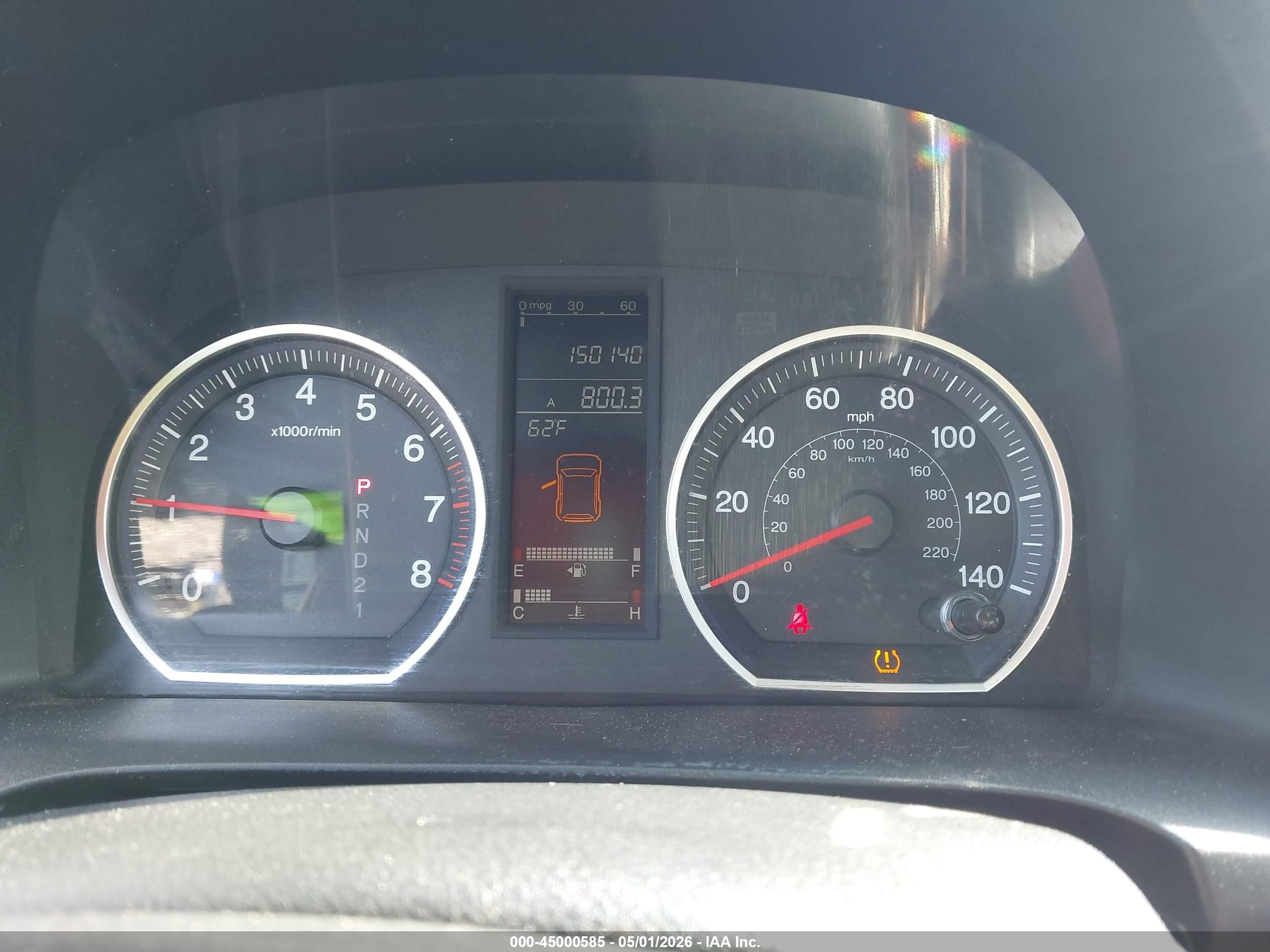 2008 Honda Cr-v Ex-l Black vin: JHLRE48728C034648