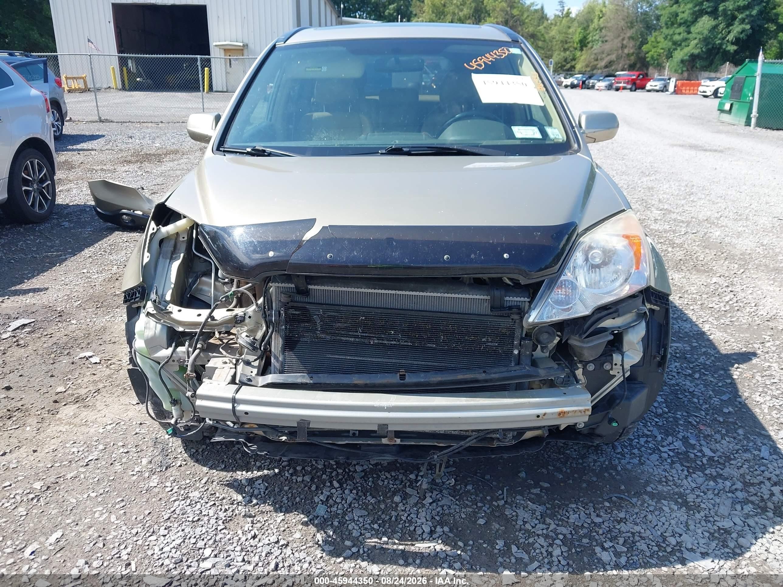 2008 Honda Cr-v Ex-l Золотой vin: JHLRE48728C038506