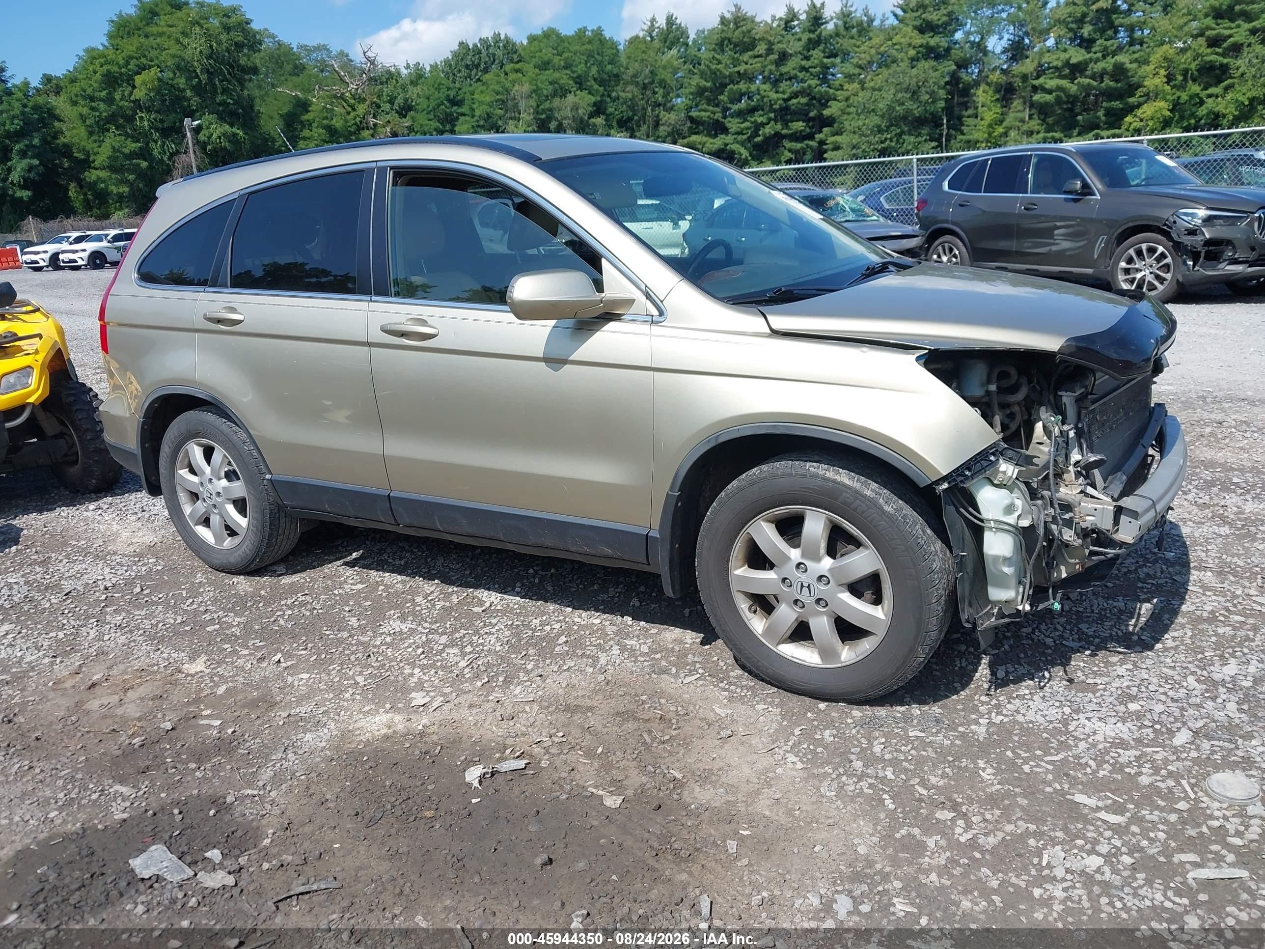 2008 Honda Cr-v Ex-l Gold vin: JHLRE48728C038506