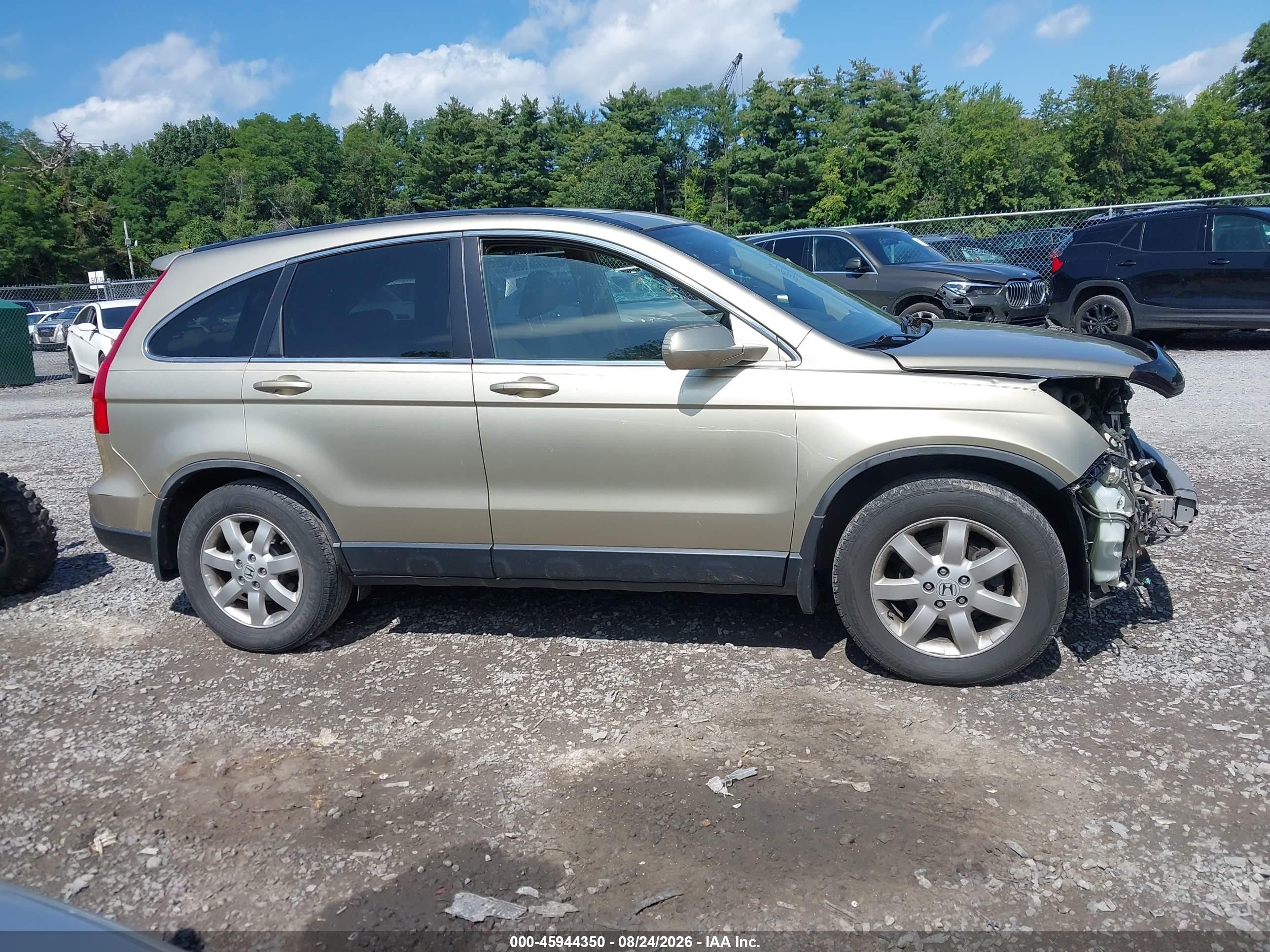 2008 Honda Cr-v Ex-l Золотой vin: JHLRE48728C038506