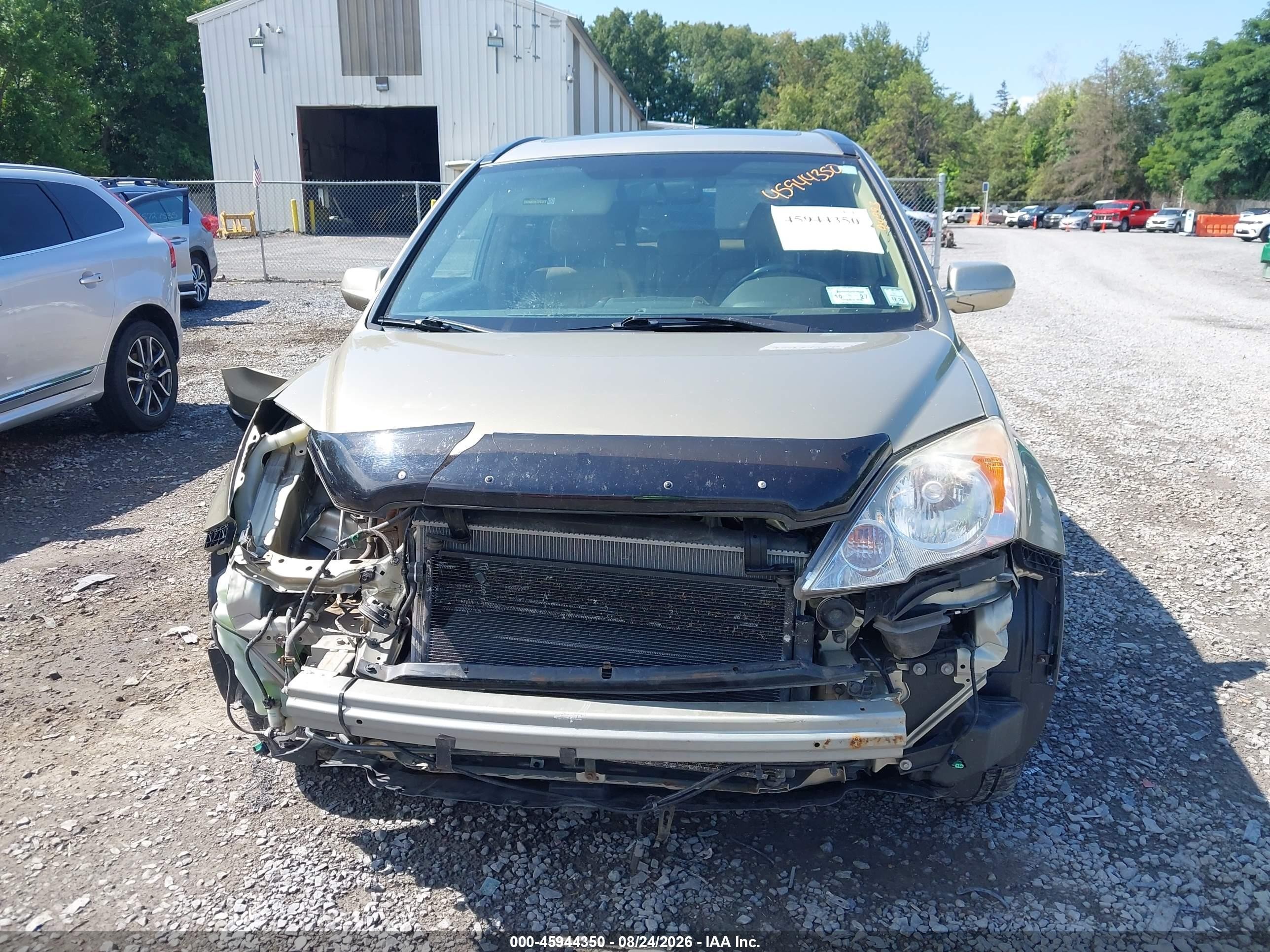 2008 Honda Cr-v Ex-l Золотой vin: JHLRE48728C038506
