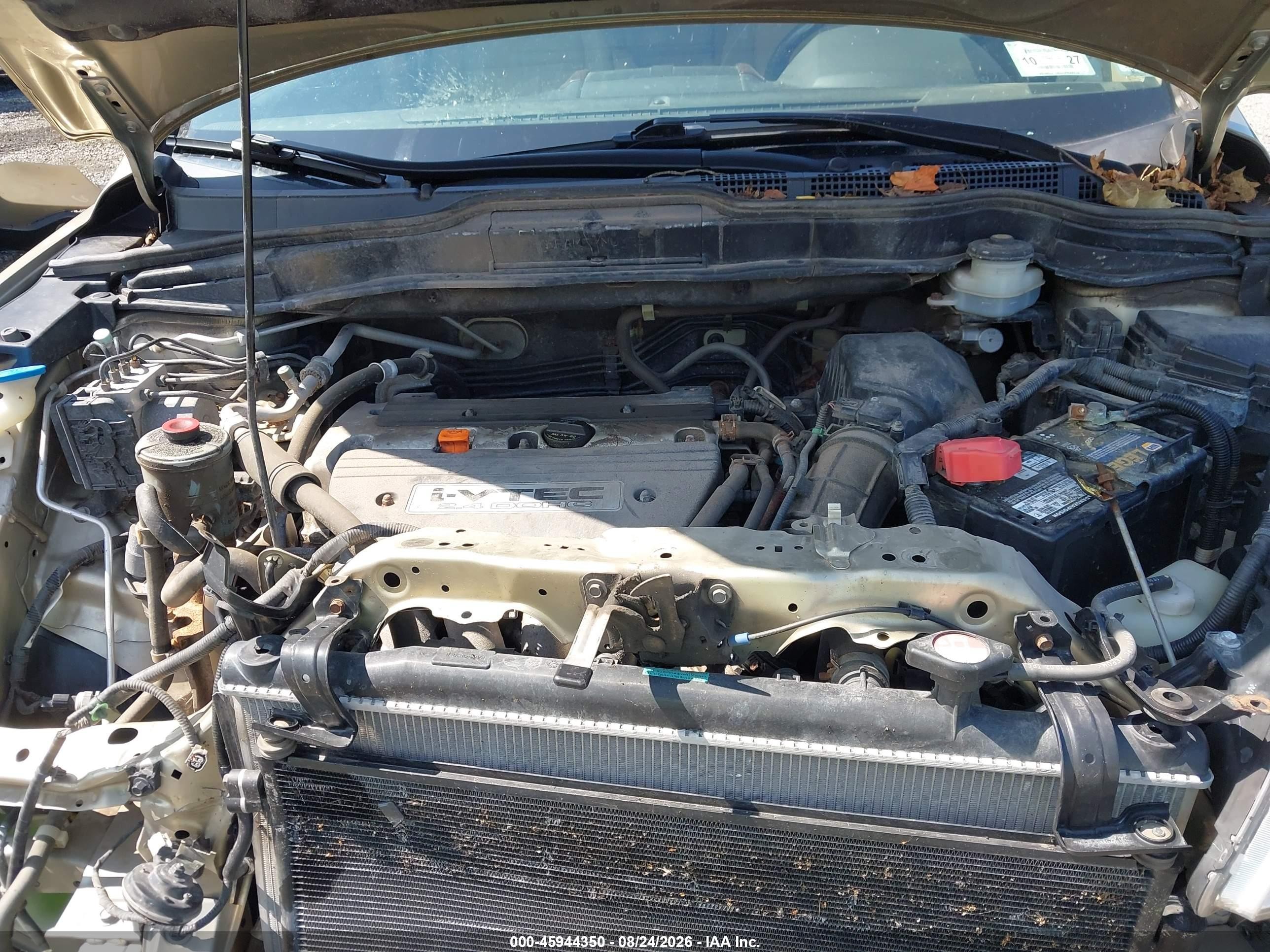 2008 Honda Cr-v Ex-l Золотой vin: JHLRE48728C038506