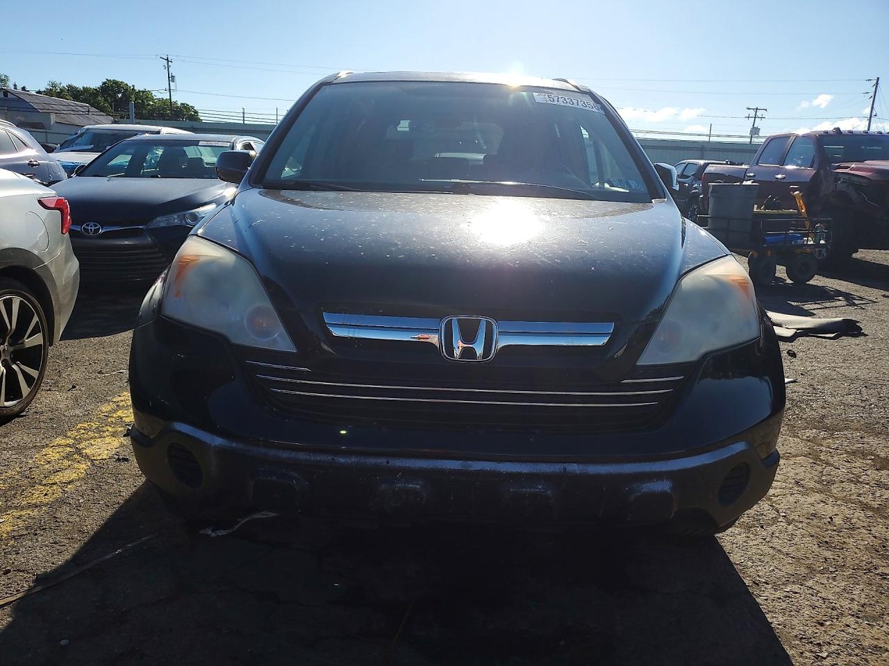 2008 Honda Cr-v Exl Black vin: JHLRE48728C057895