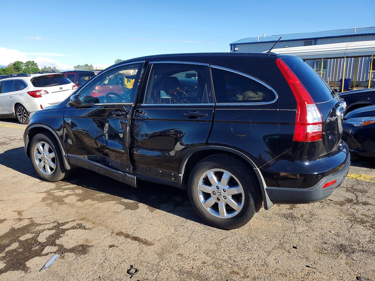 2008 Honda Cr-v Exl Black vin: JHLRE48728C057895