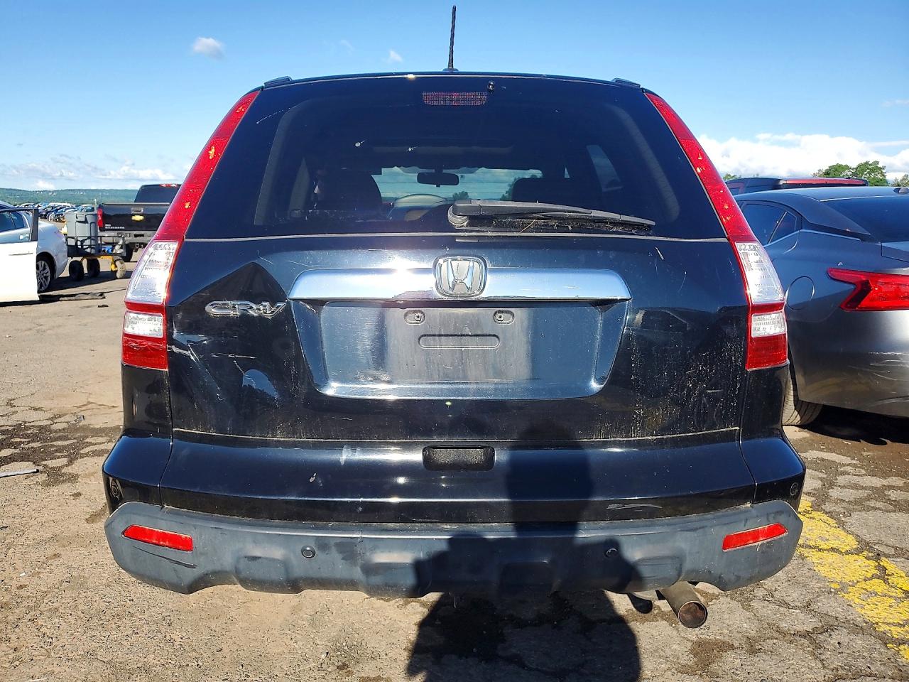 2008 Honda Cr-v Exl Black vin: JHLRE48728C057895