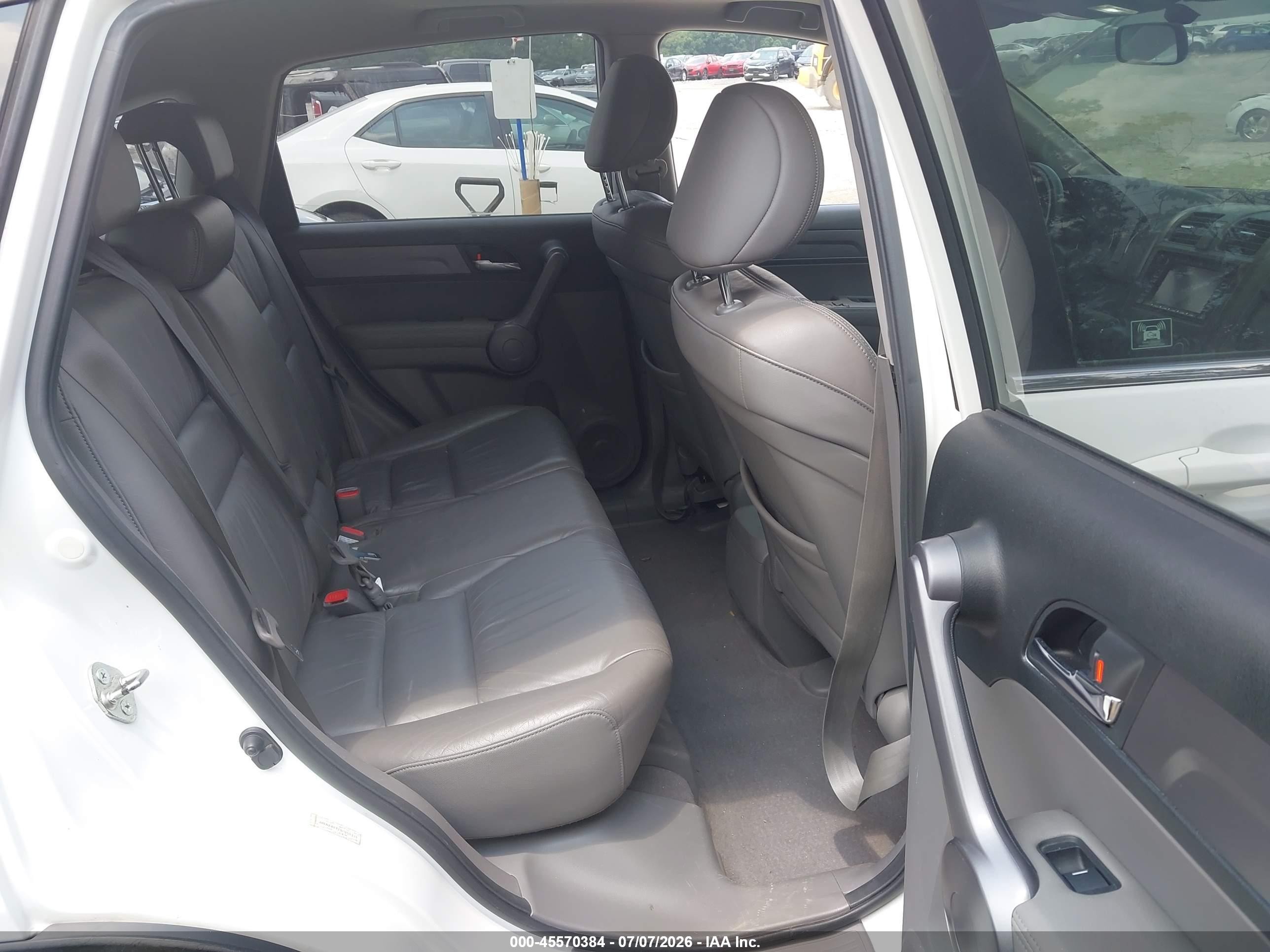 2008 Honda Cr-v Ex-l White vin: JHLRE48728C058321