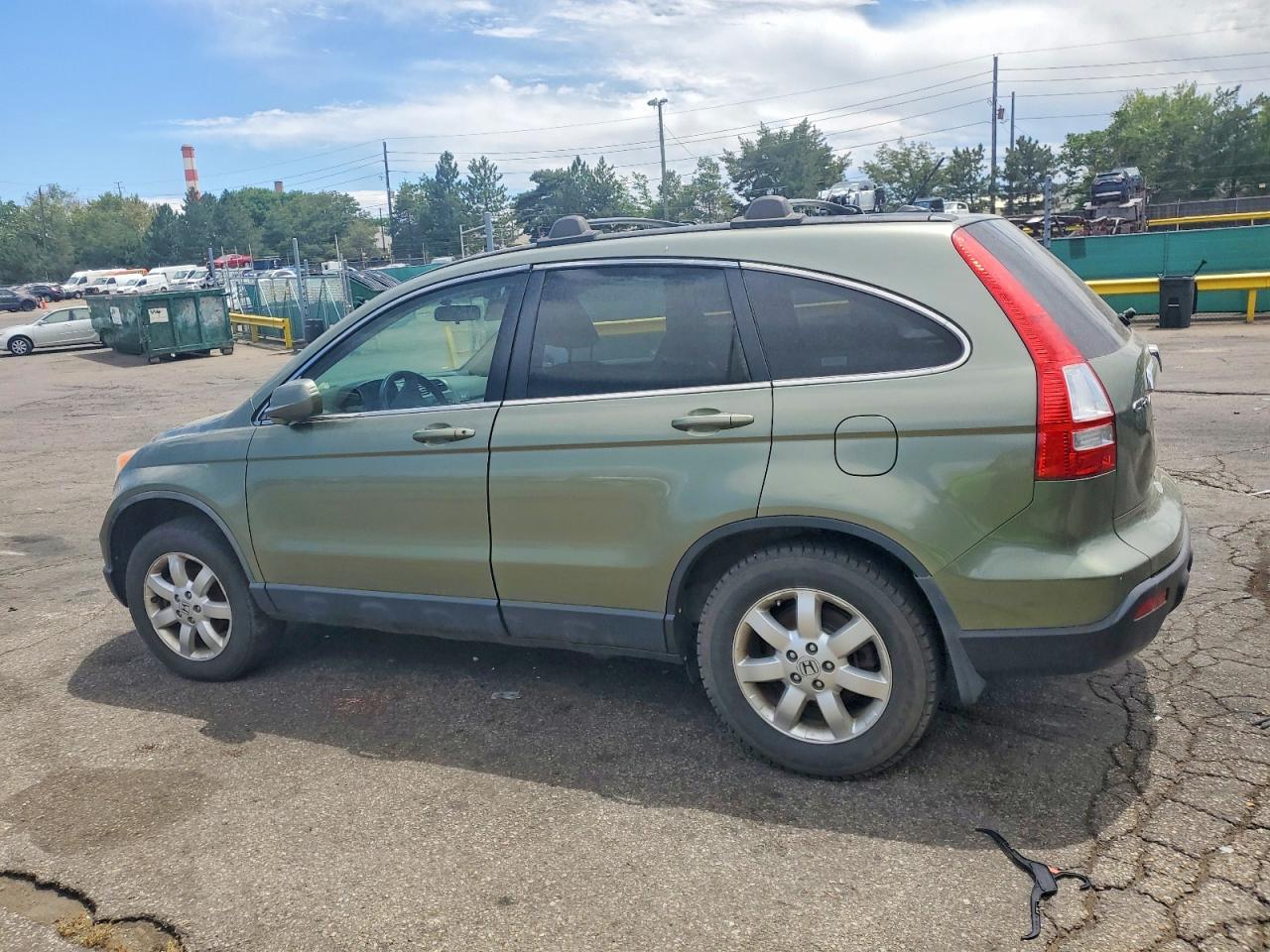 2008 Honda Cr-v Exl Green vin: JHLRE48728C070257