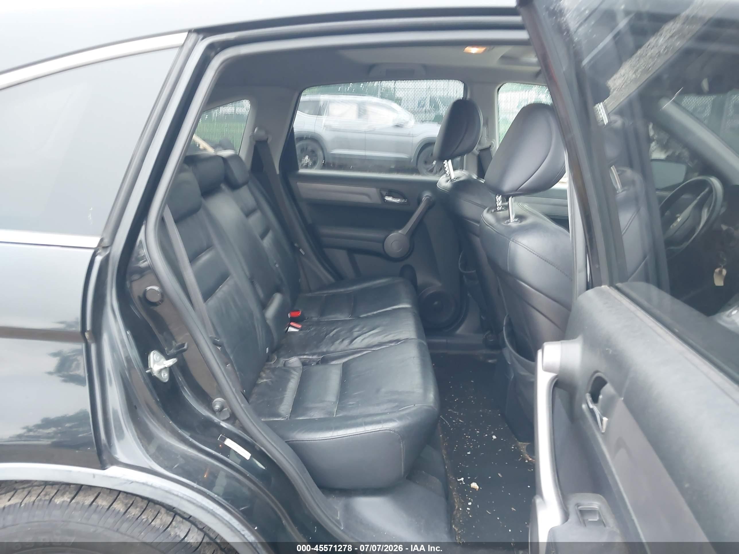 2008 Honda Cr-v Ex-l Black vin: JHLRE48728C078455