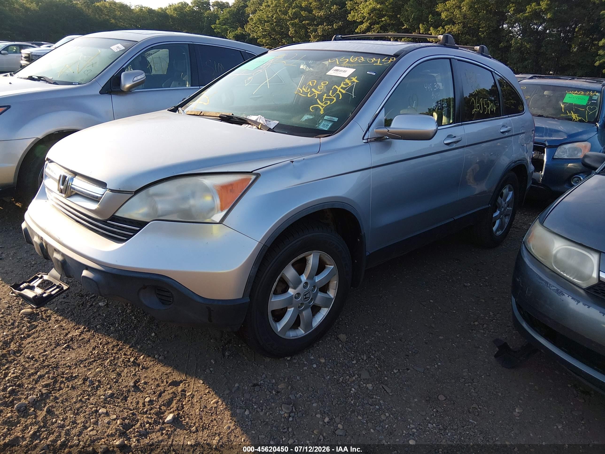 2009 Honda Cr-v Ex-l Gray vin: JHLRE48729C003210
