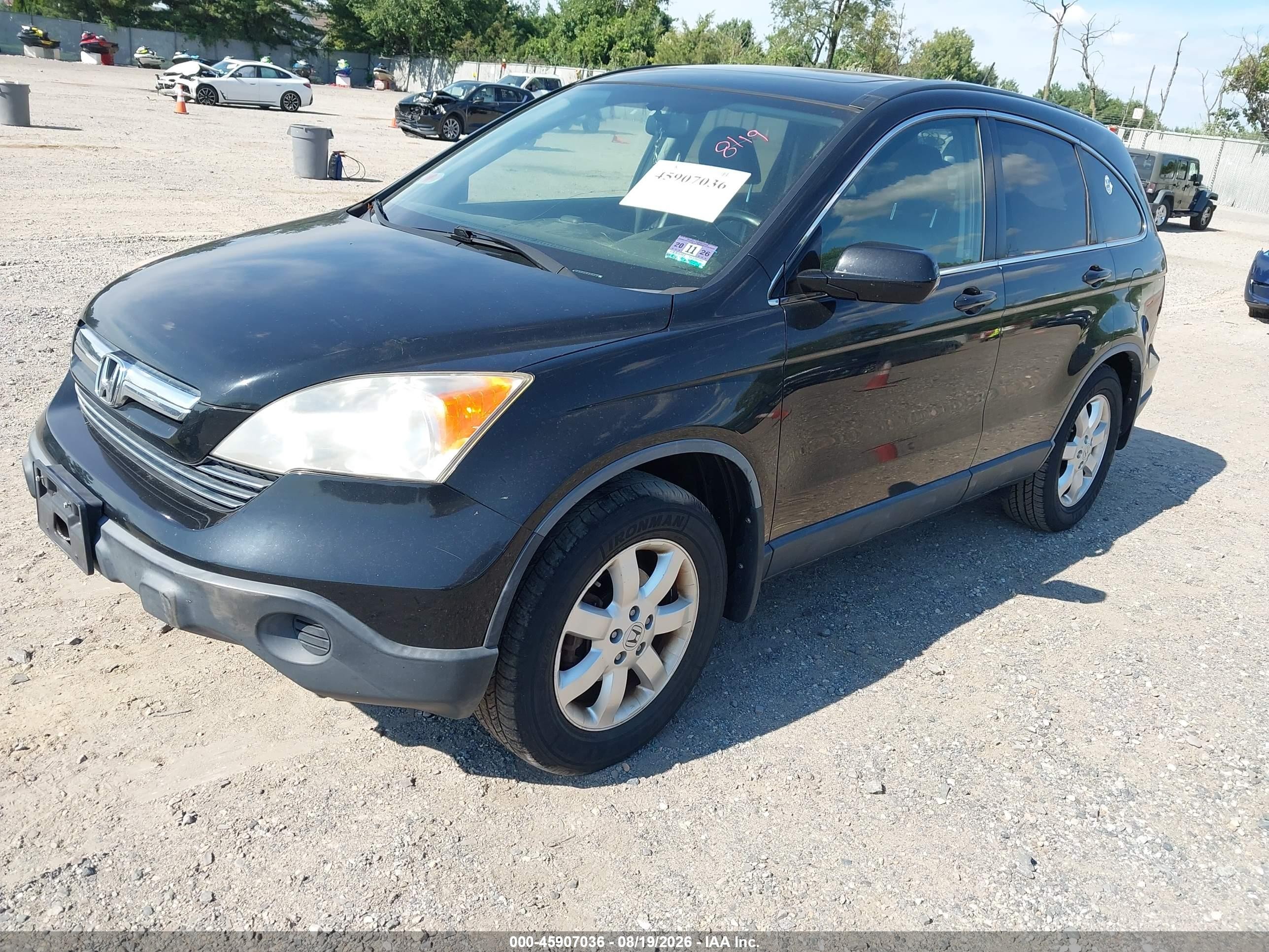 2009 Honda Cr-v Ex-l Black vin: JHLRE48729C012439