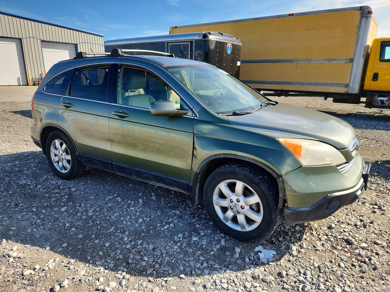 2007 Honda Cr-v Exl Green vin: JHLRE48737C006565
