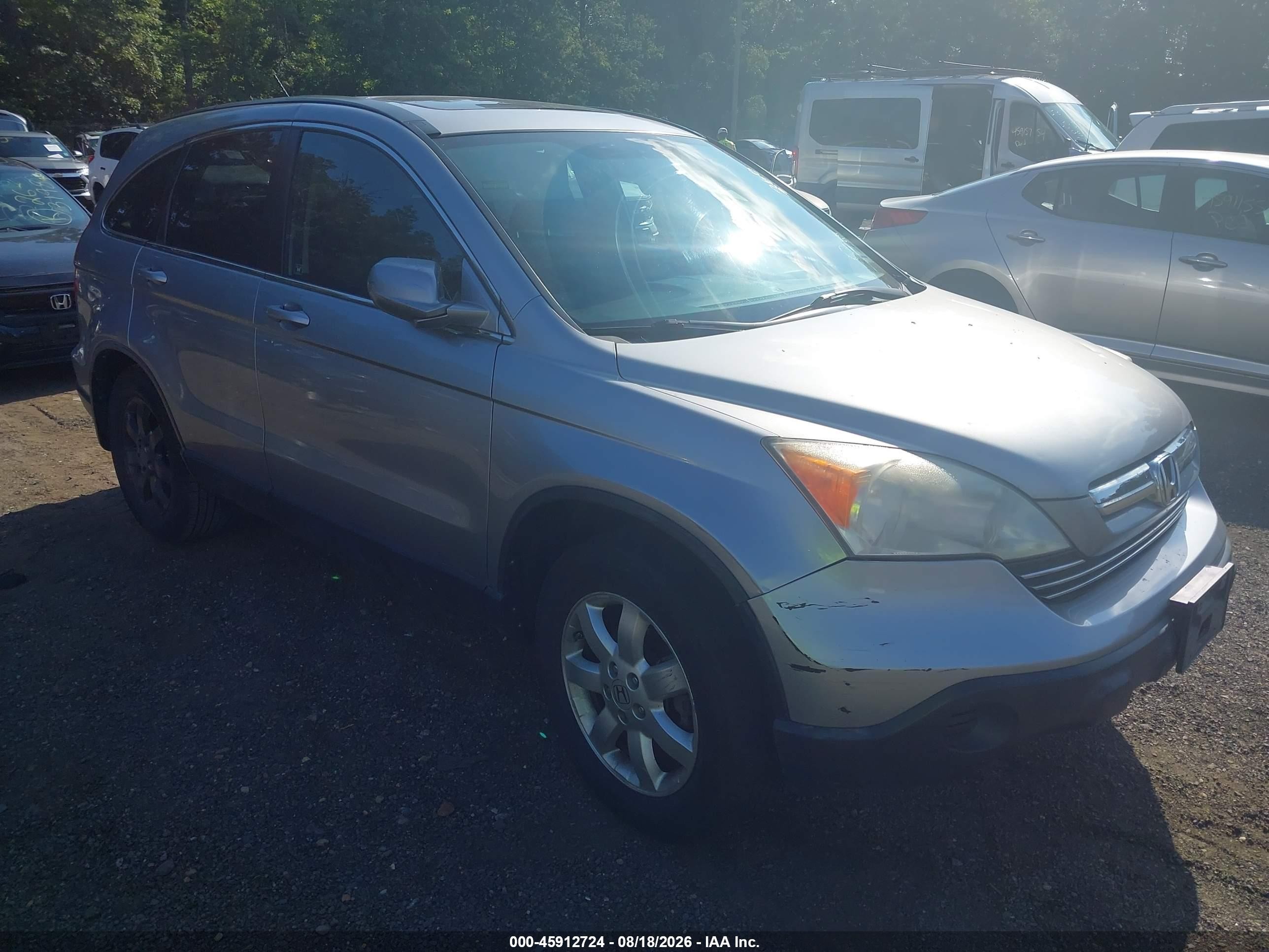 2007 Honda Cr-v Ex-l Серебряный vin: JHLRE48737C007960