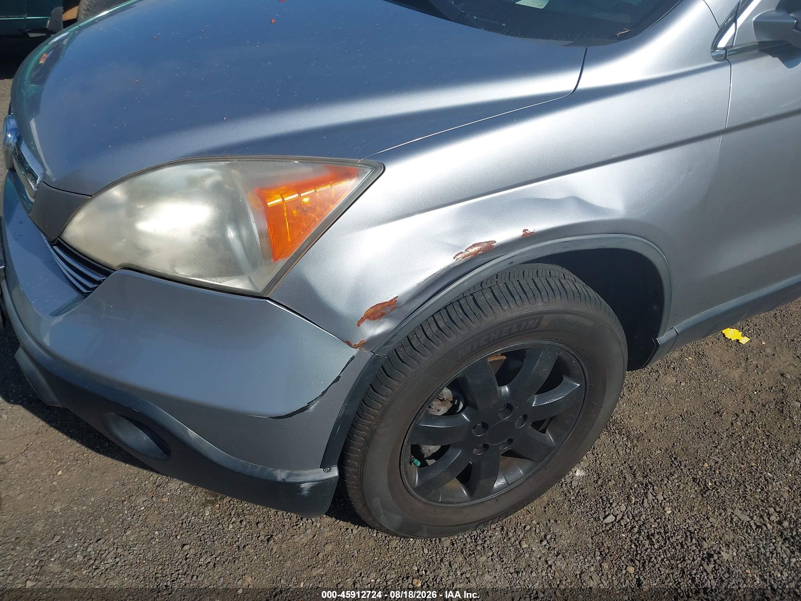 2007 Honda Cr-v Ex-l Серебряный vin: JHLRE48737C007960