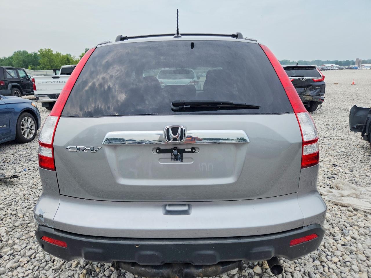 2007 Honda Cr-v Exl Silver vin: JHLRE48737C013337