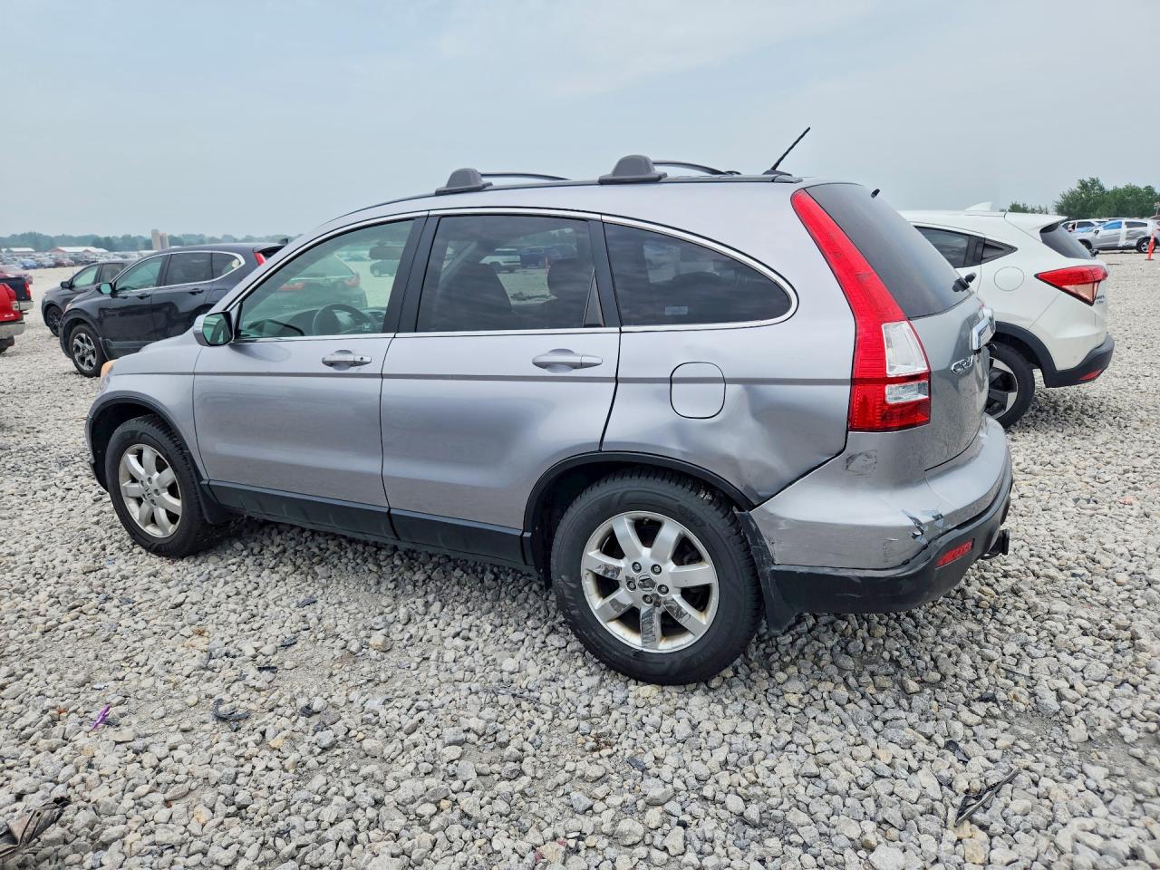 2007 Honda Cr-v Exl Silver vin: JHLRE48737C013337