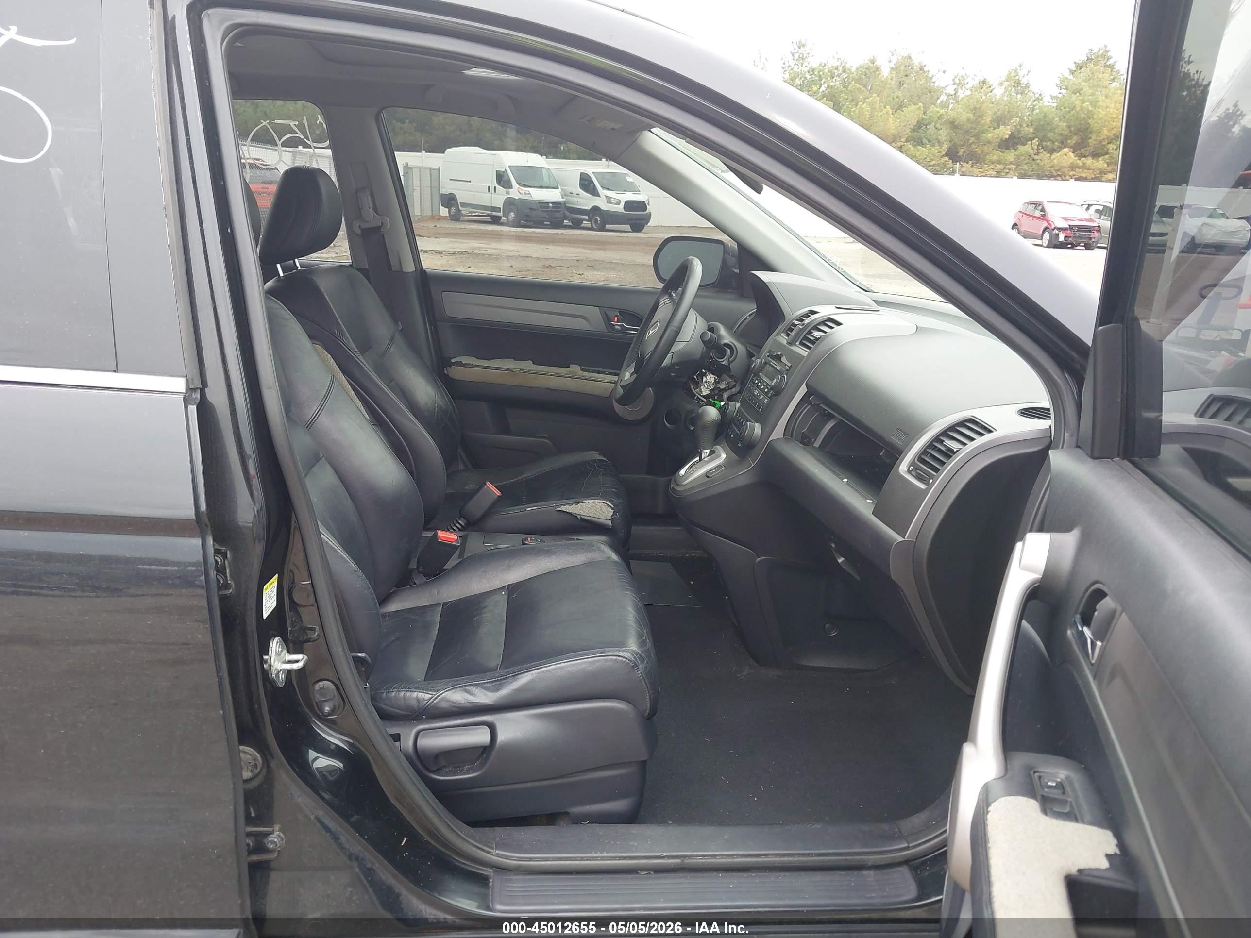 2007 Honda Cr-v Ex-l Black vin: JHLRE48737C015637