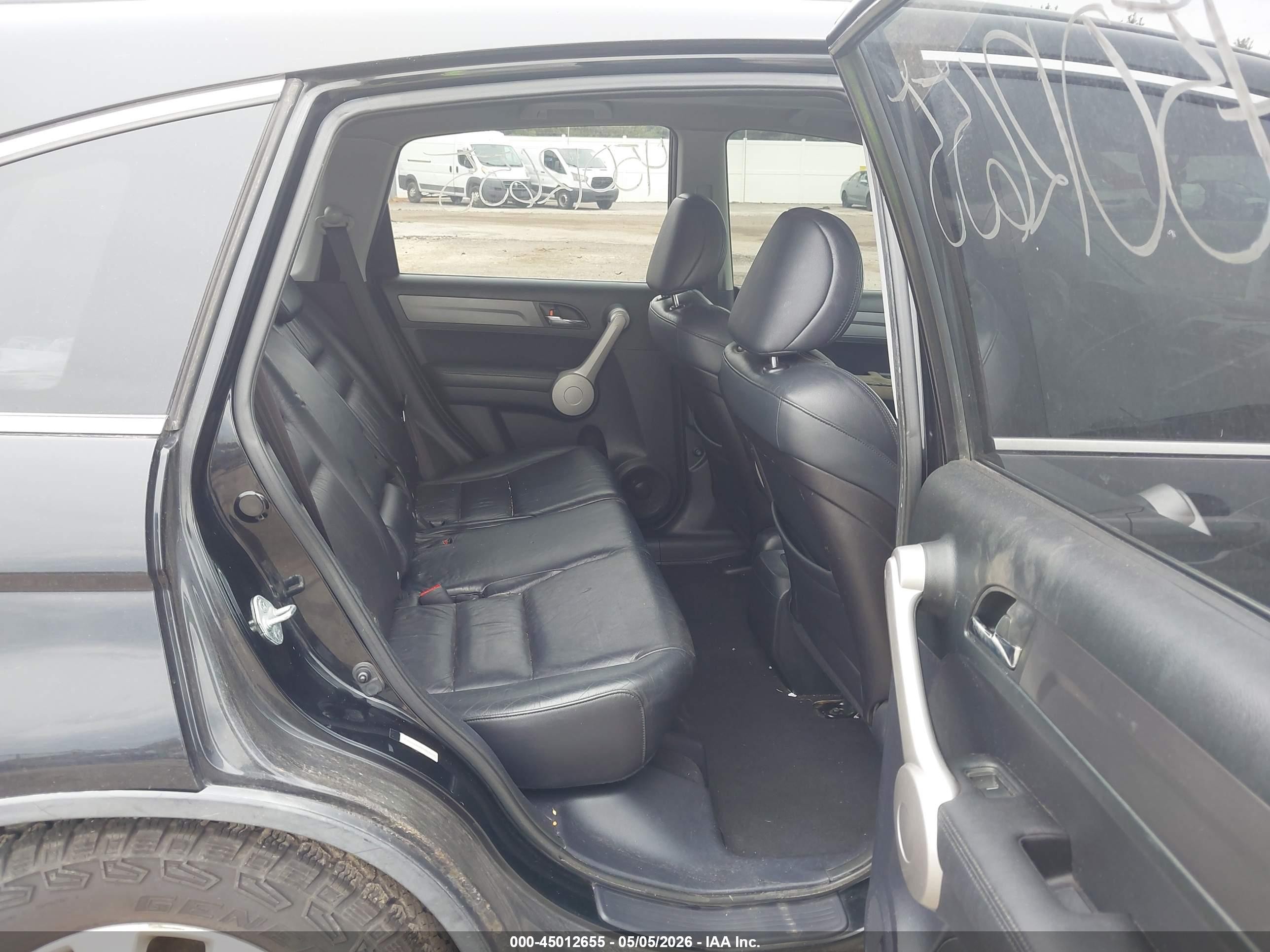 2007 Honda Cr-v Ex-l Black vin: JHLRE48737C015637
