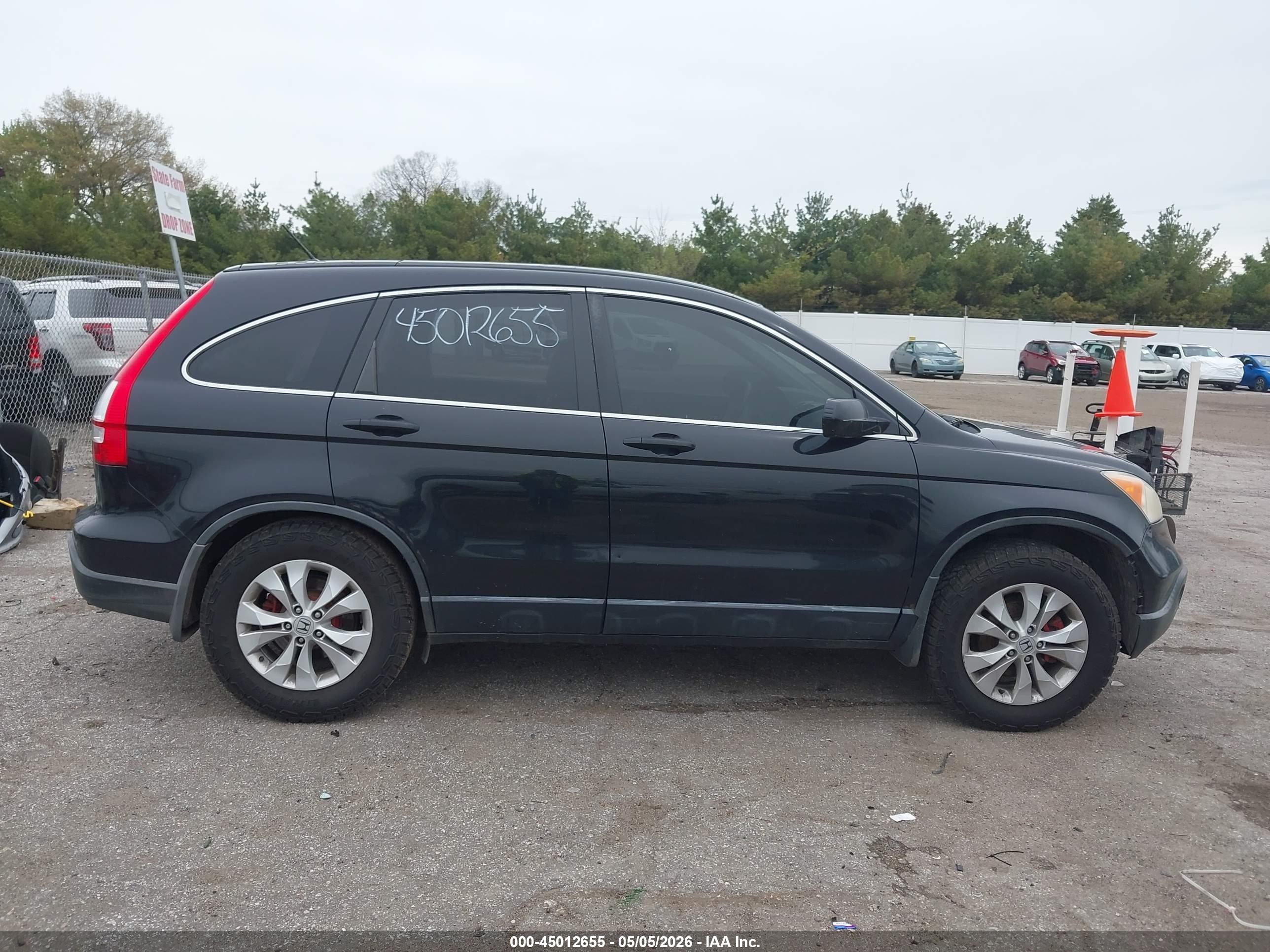 2007 Honda Cr-v Ex-l Black vin: JHLRE48737C015637