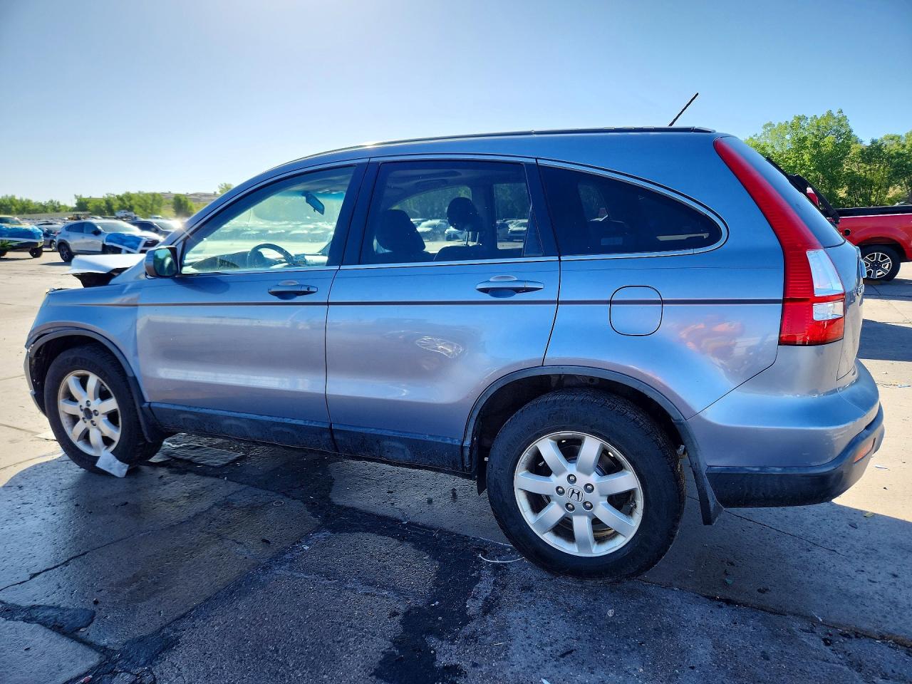 2007 Honda Cr-v Exl Blue vin: JHLRE48737C035919