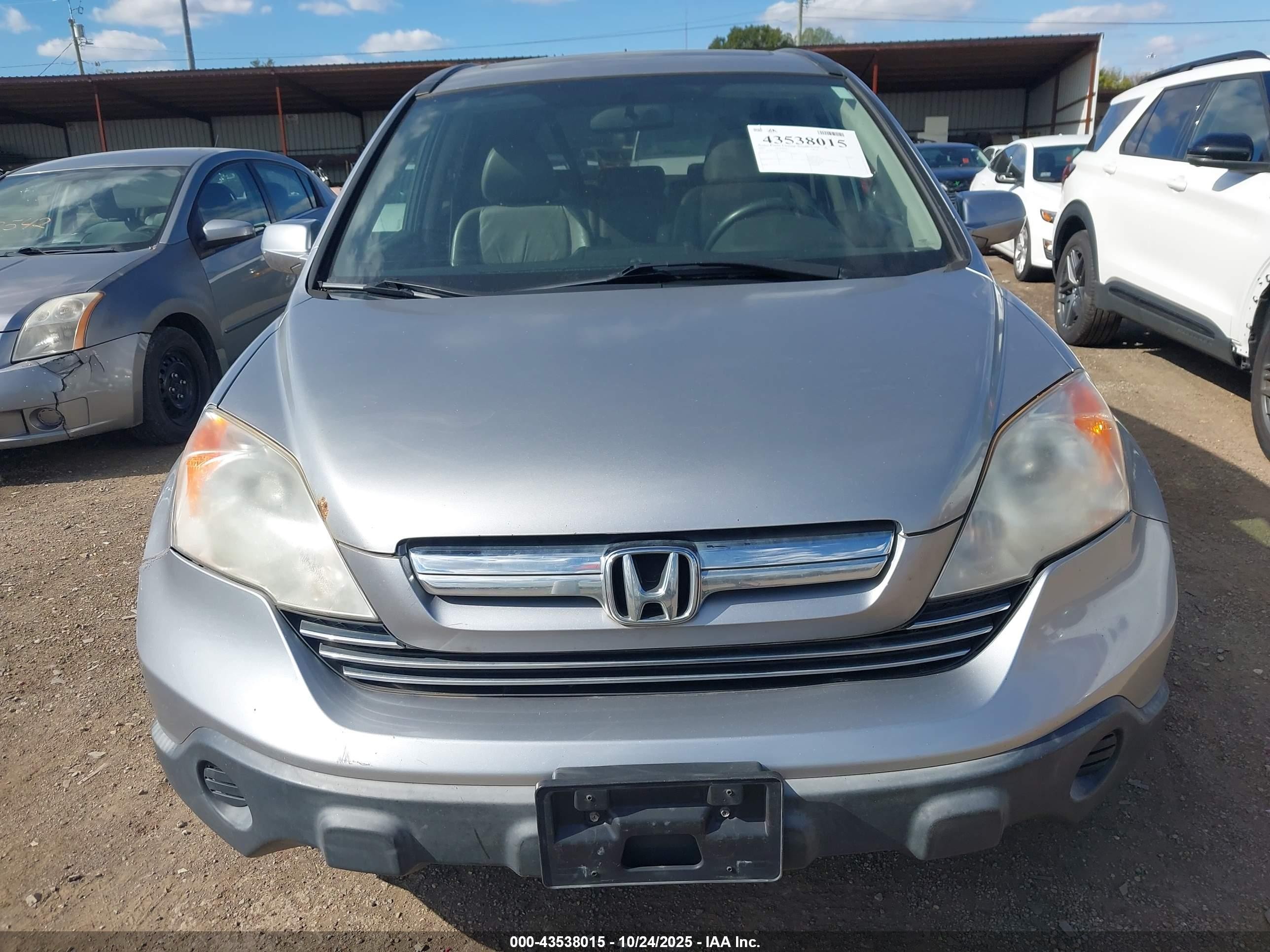2007 Honda Cr-v Ex-l Серебряный vin: JHLRE48737C049917