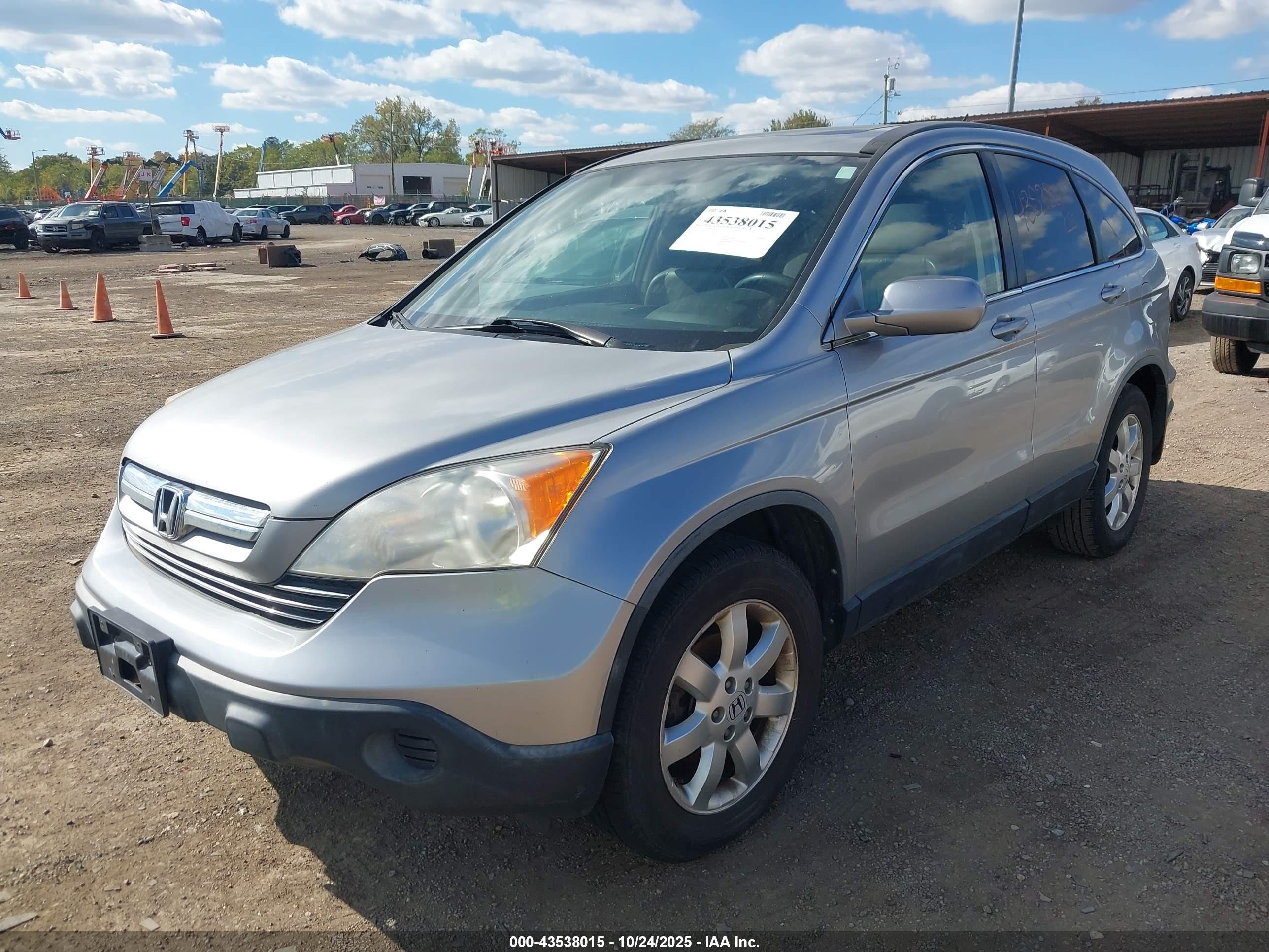 2007 Honda Cr-v Ex-l Серебряный vin: JHLRE48737C049917