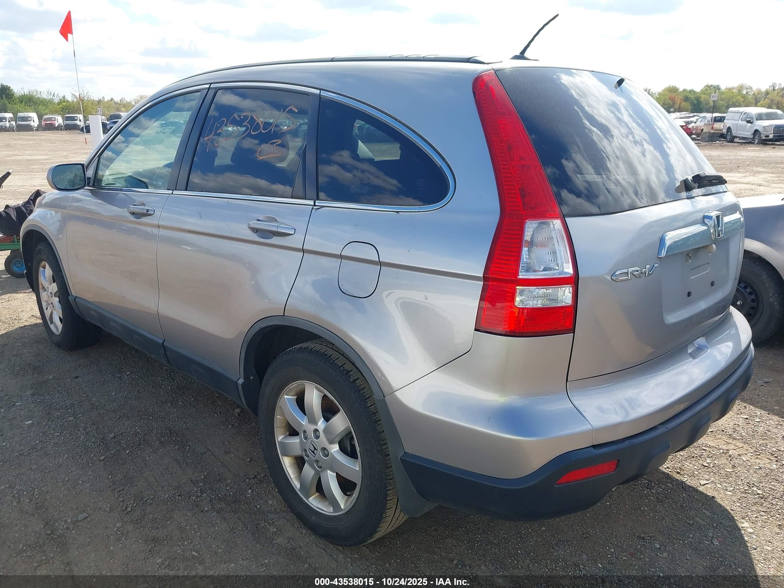 2007 Honda Cr-v Ex-l Серебряный vin: JHLRE48737C049917