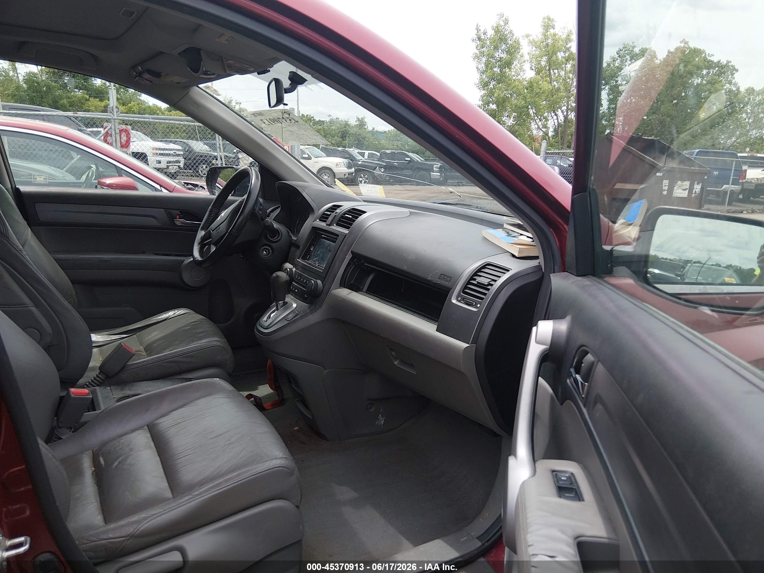 2007 Honda Cr-v Ex-l Red vin: JHLRE48737C054437