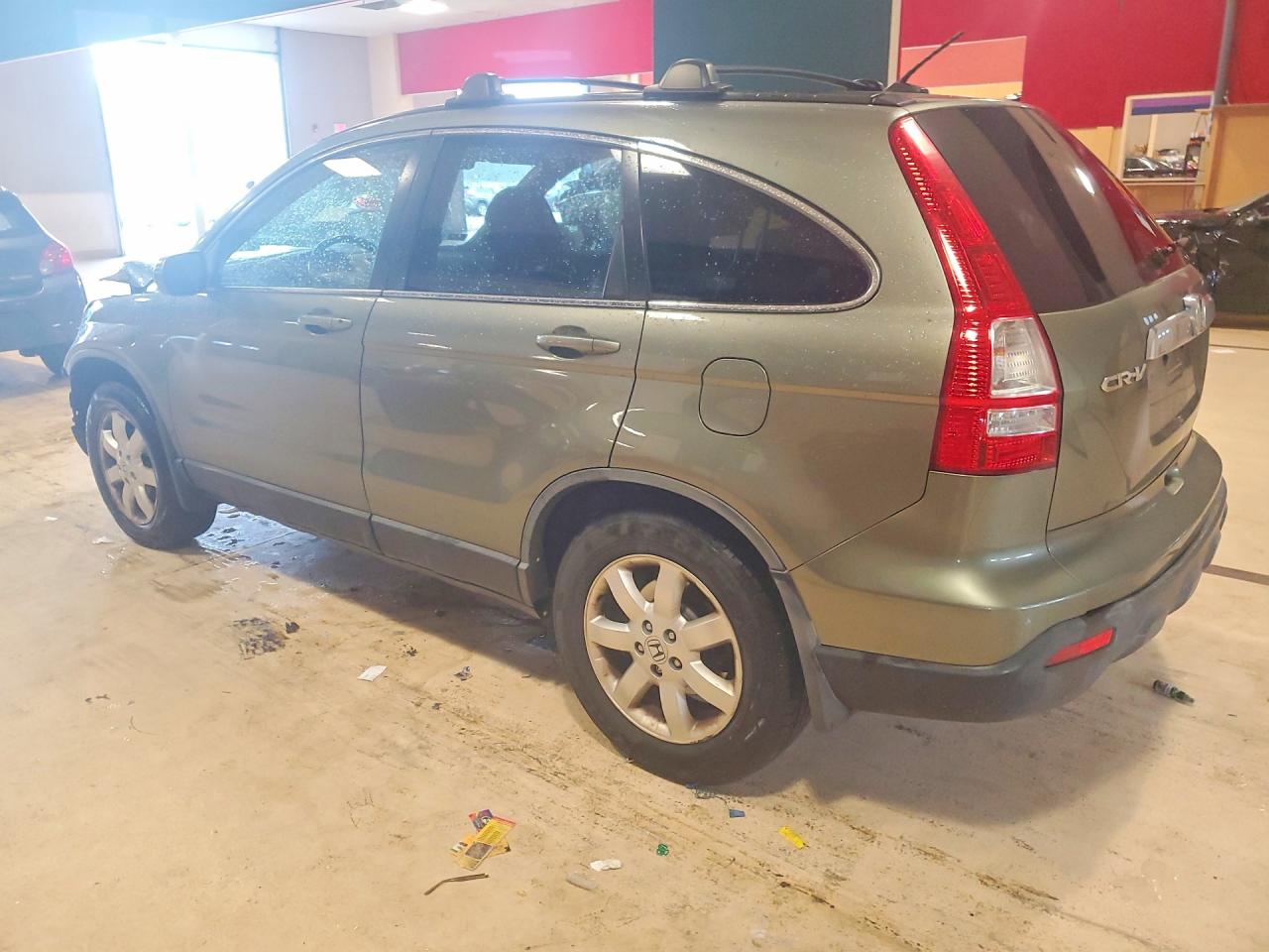 2007 Honda Cr-v Exl Зеленый vin: JHLRE48737C058309
