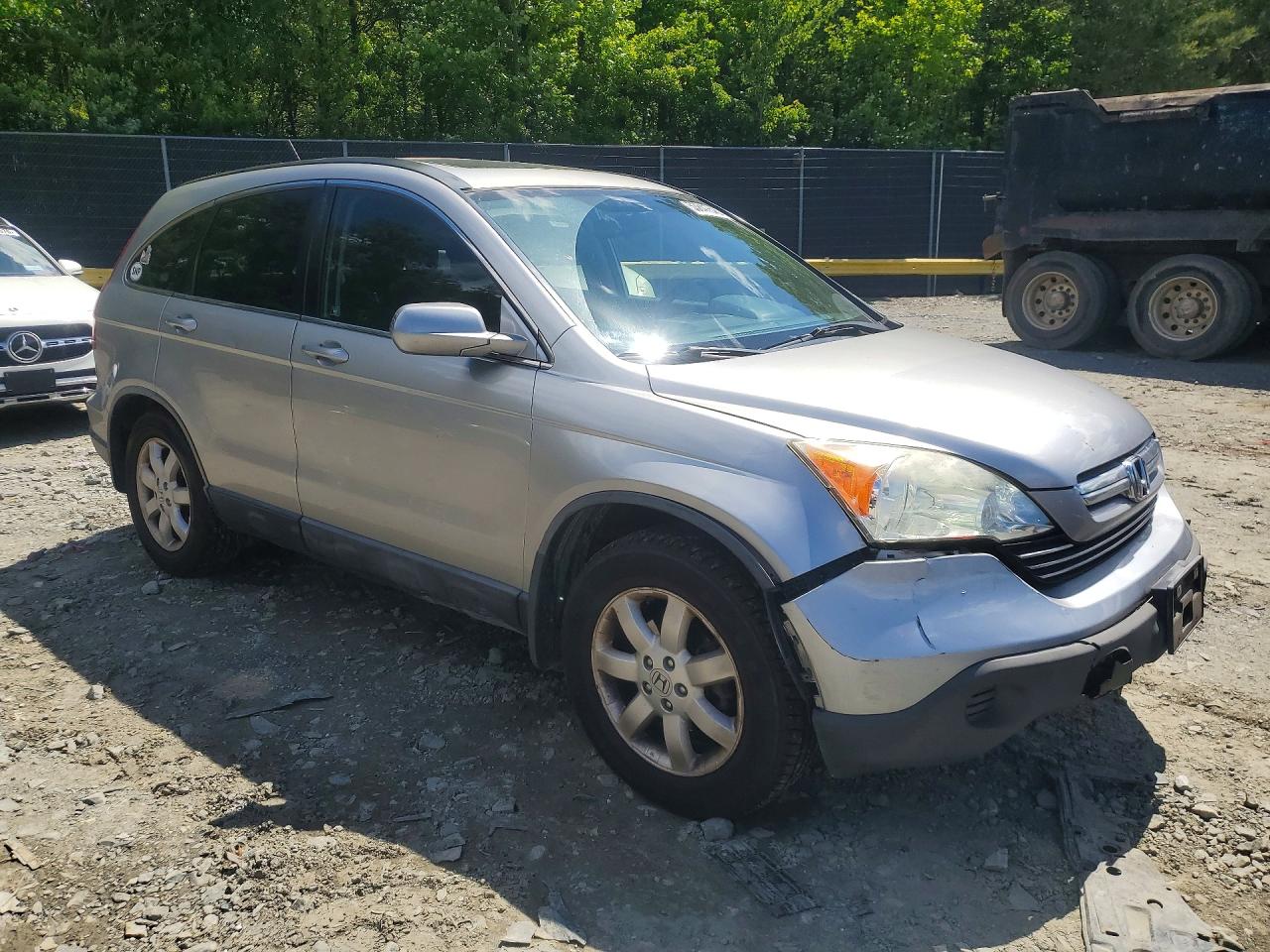 2007 Honda Cr-v Exl Silver vin: JHLRE48737C063980