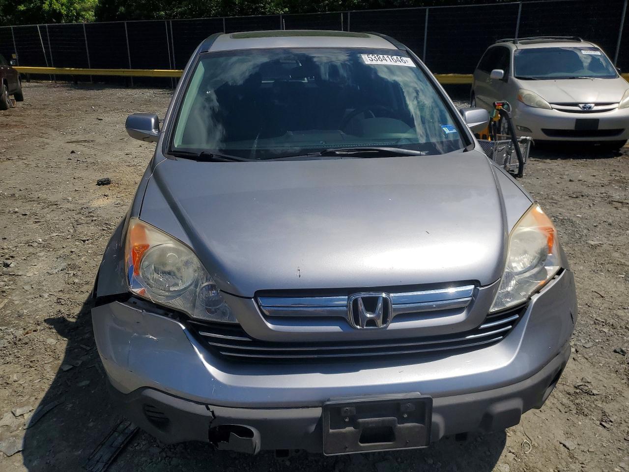 2007 Honda Cr-v Exl Silver vin: JHLRE48737C063980
