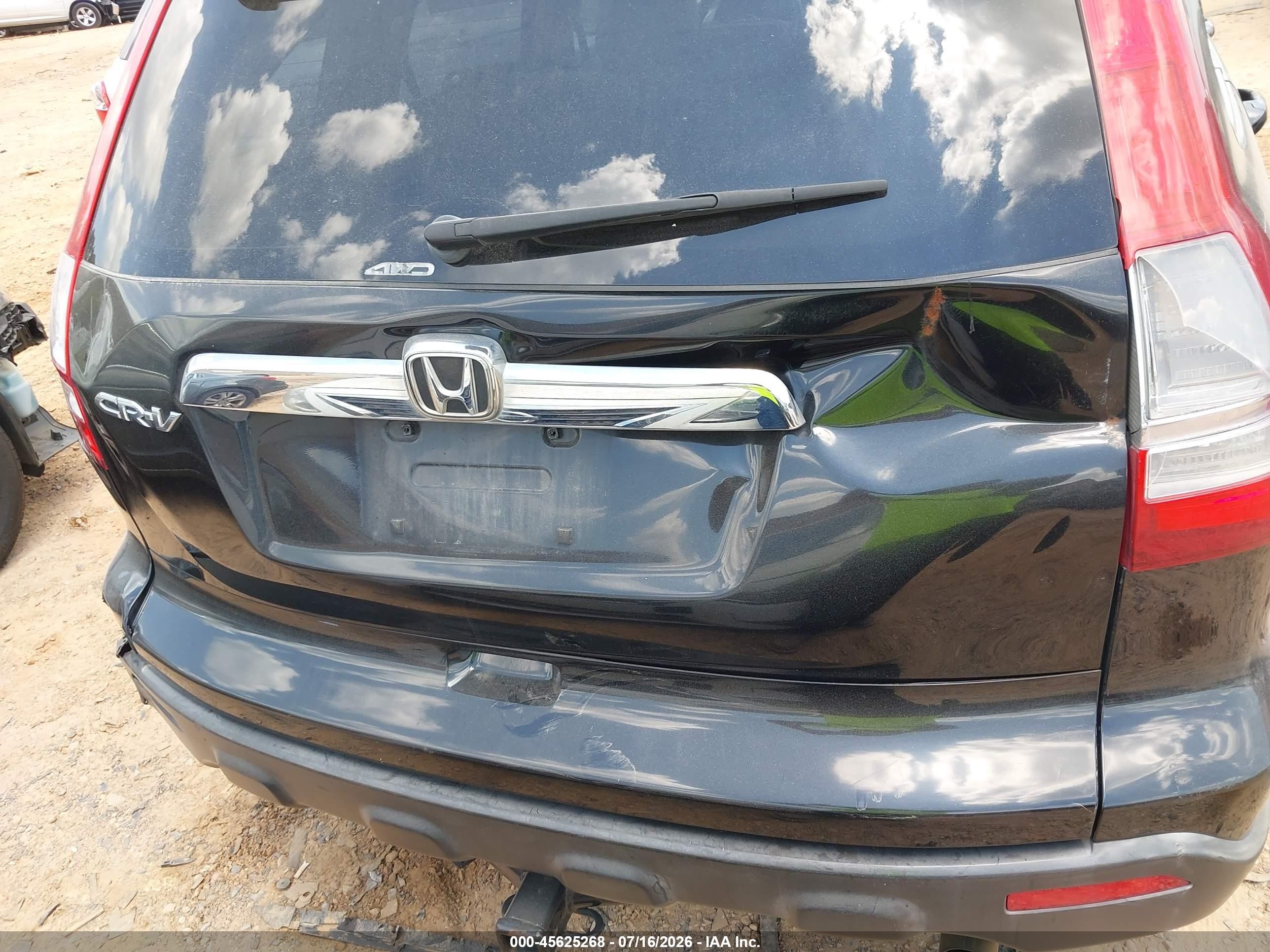 2007 Honda Cr-v Ex-l Black vin: JHLRE48737C067138