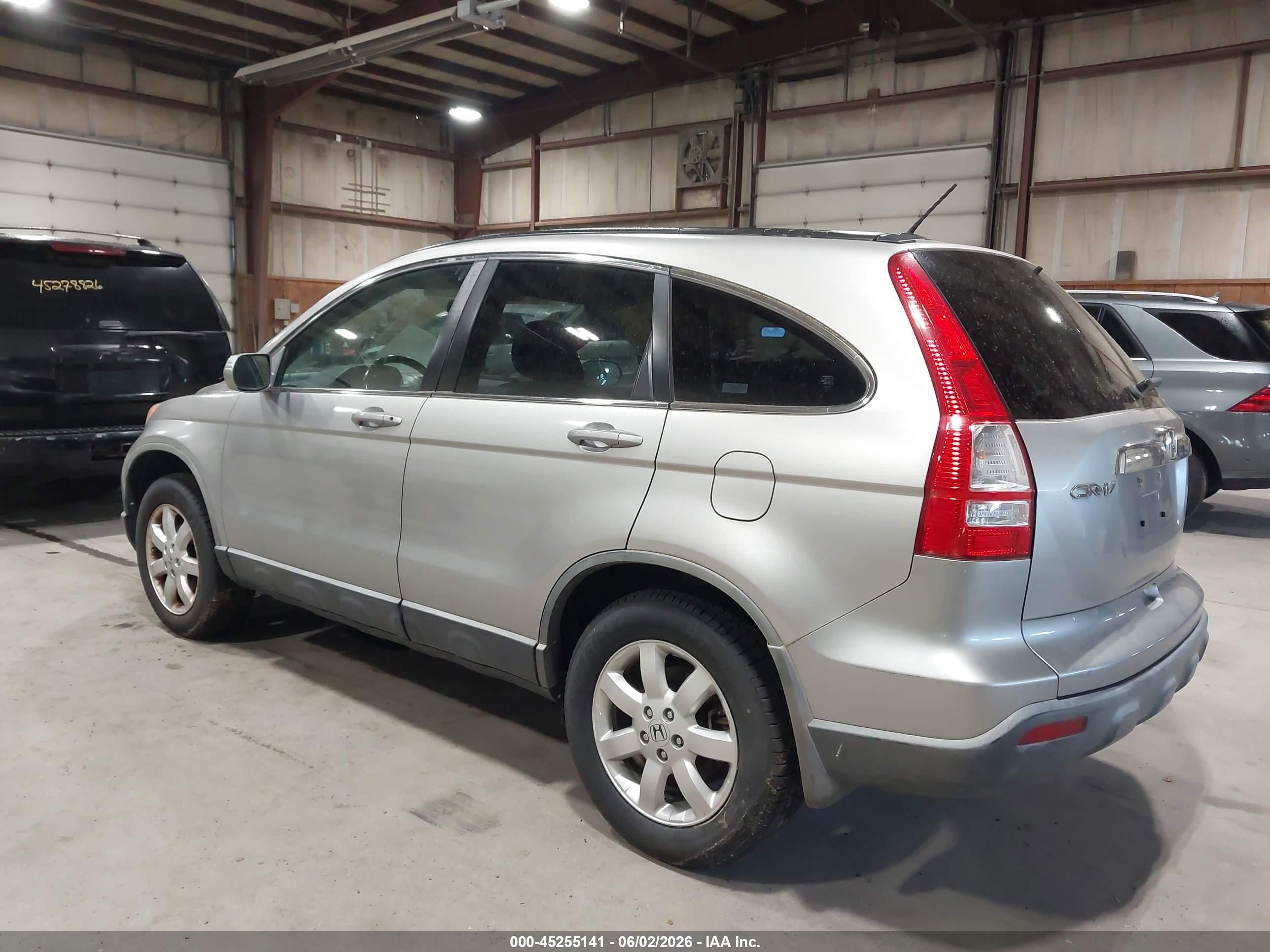 2007 Honda Cr-v Ex-l Silver vin: JHLRE48737C067849