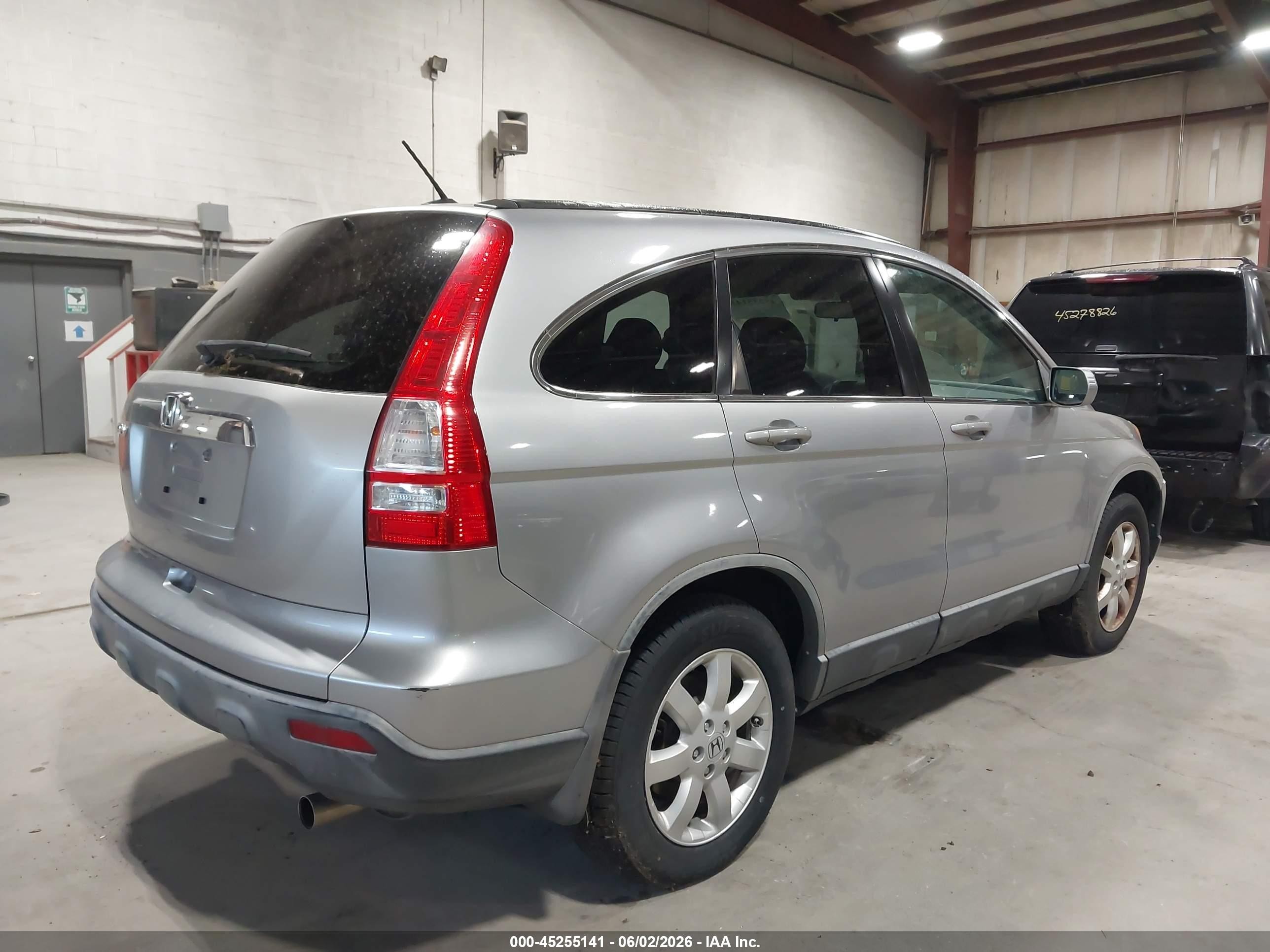 2007 Honda Cr-v Ex-l Silver vin: JHLRE48737C067849