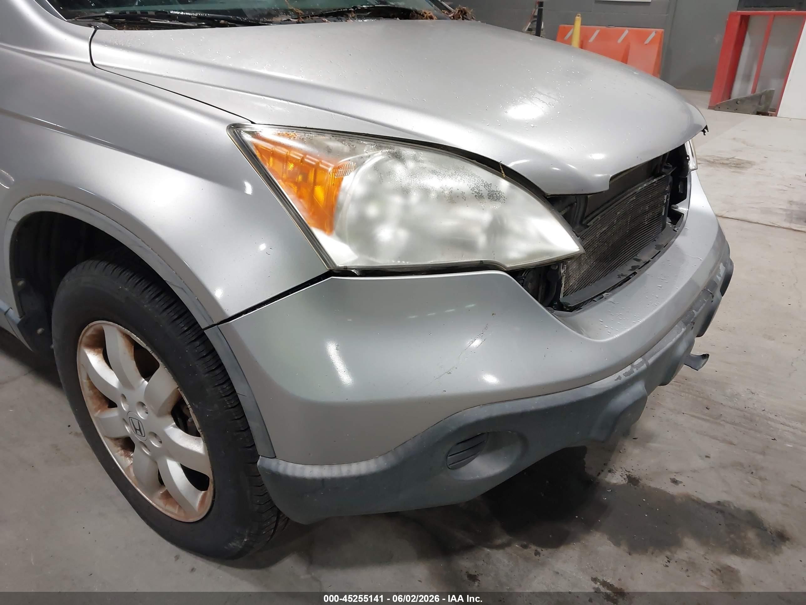 2007 Honda Cr-v Ex-l Silver vin: JHLRE48737C067849