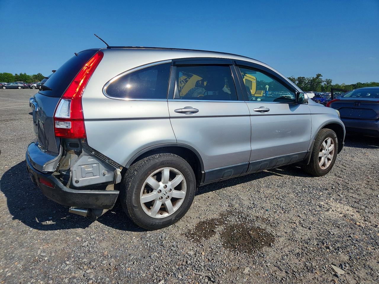 2007 Honda Cr-v Exl Gray vin: JHLRE48737C070900