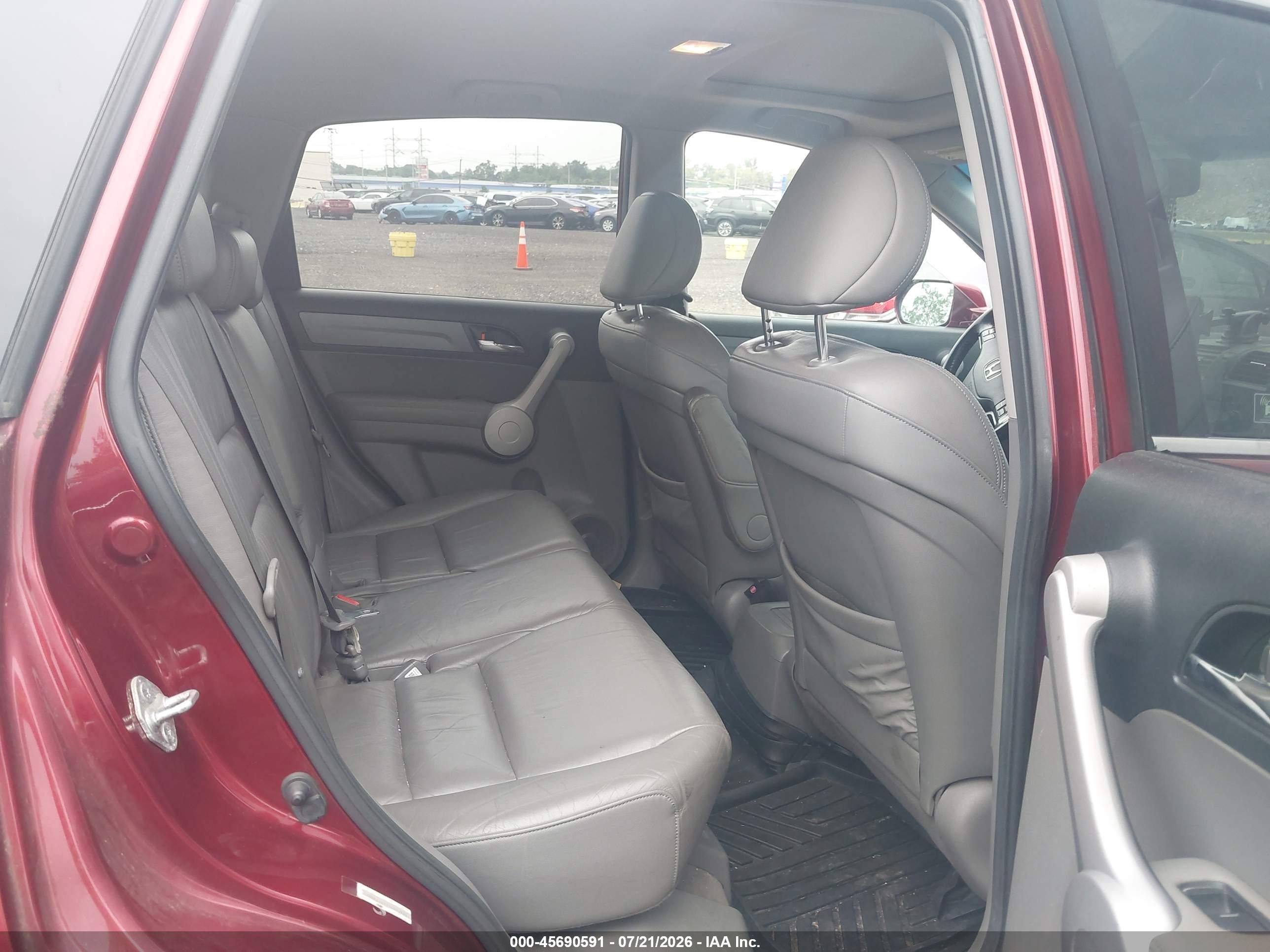 2007 Honda Cr-v Ex-l Red vin: JHLRE48737C092749
